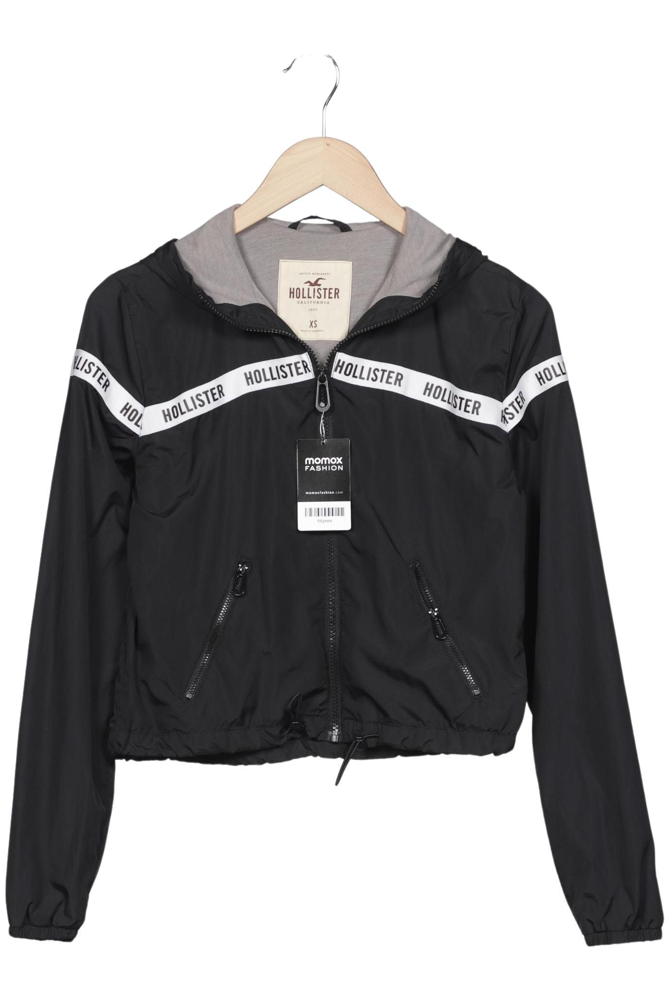 

Hollister Damen Jacke, schwarz, Gr. 34