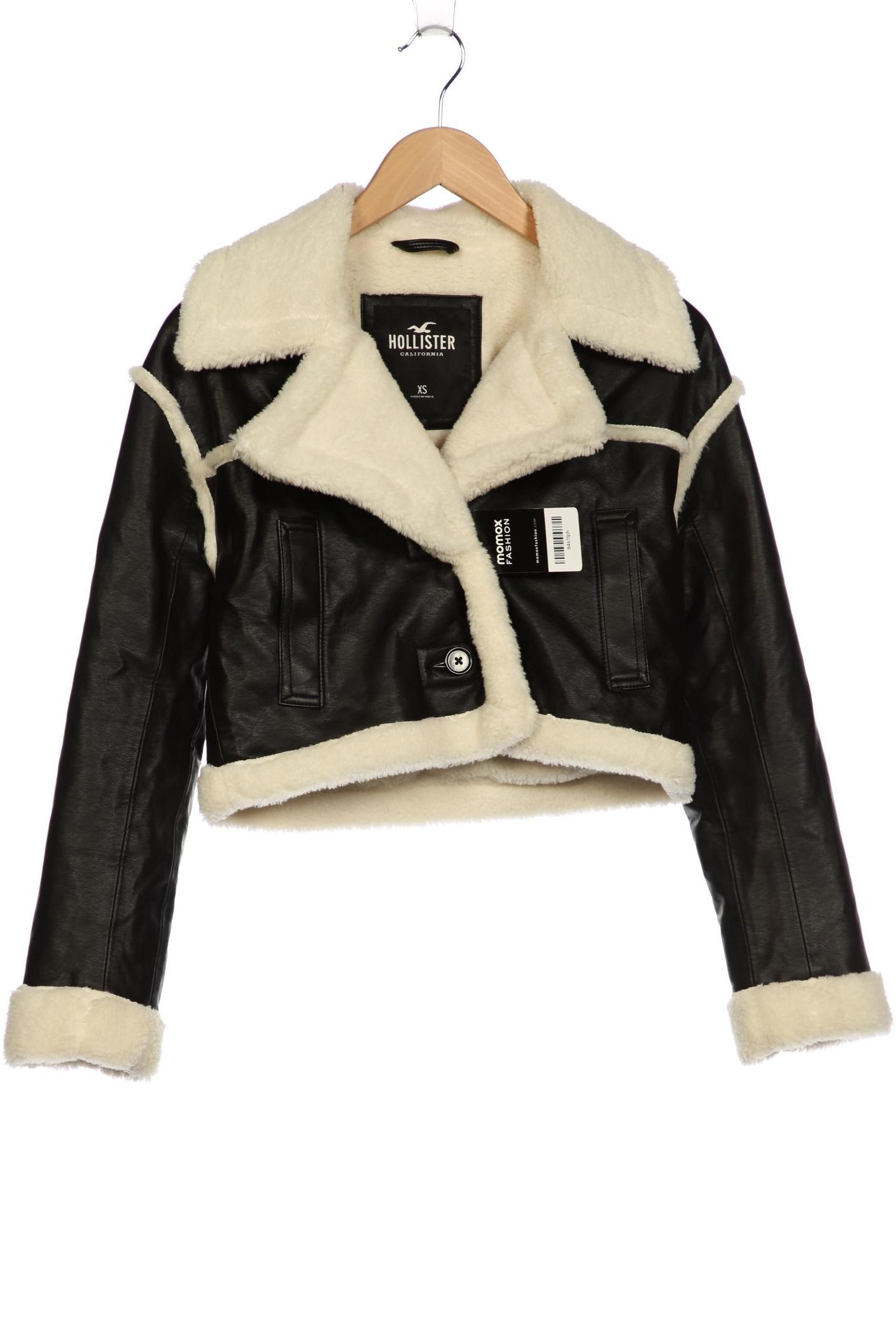 

Hollister Damen Jacke, schwarz, Gr. 34