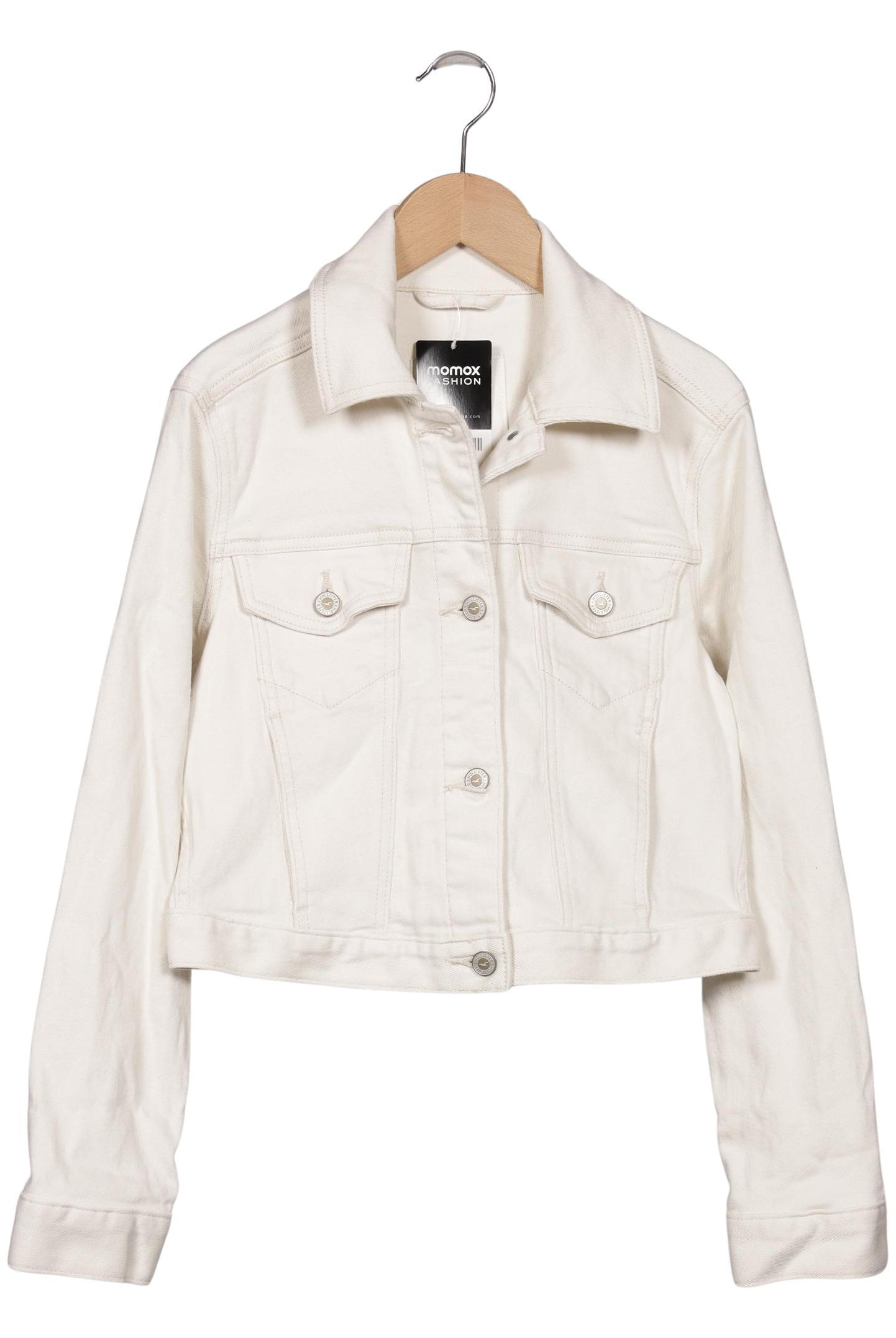 

Hollister Damen Jacke, cremeweiß, Gr. 34