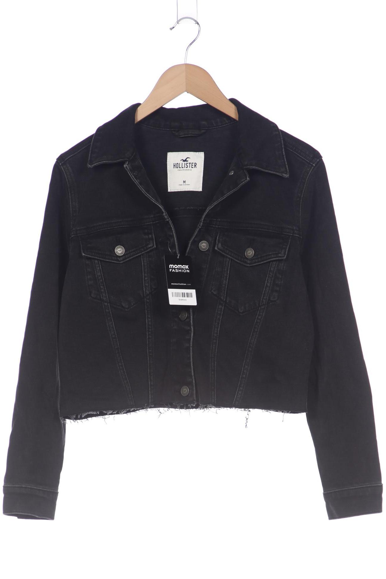 

Hollister Damen Jacke, schwarz, Gr. 38