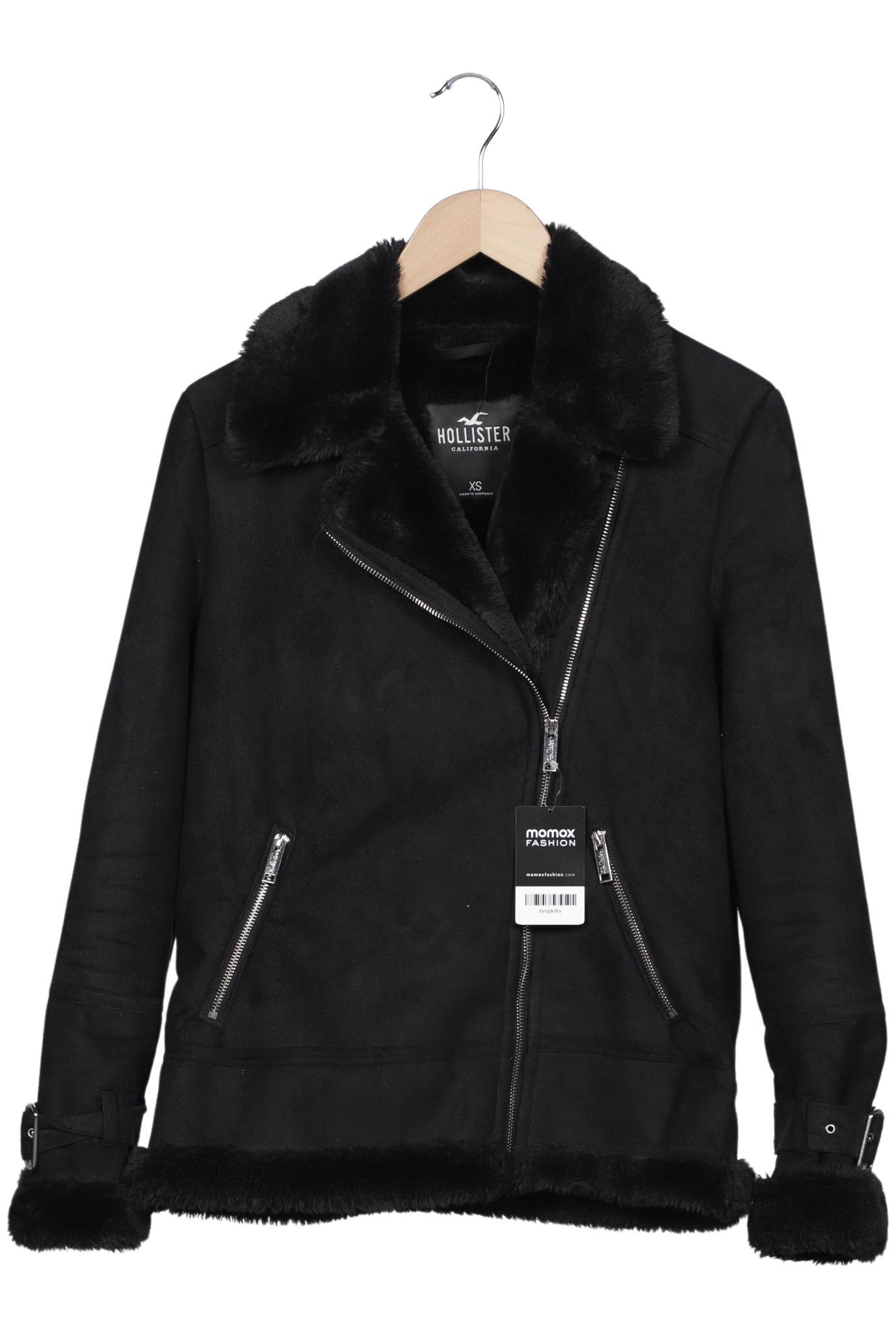 

Hollister Damen Jacke, schwarz, Gr. 34