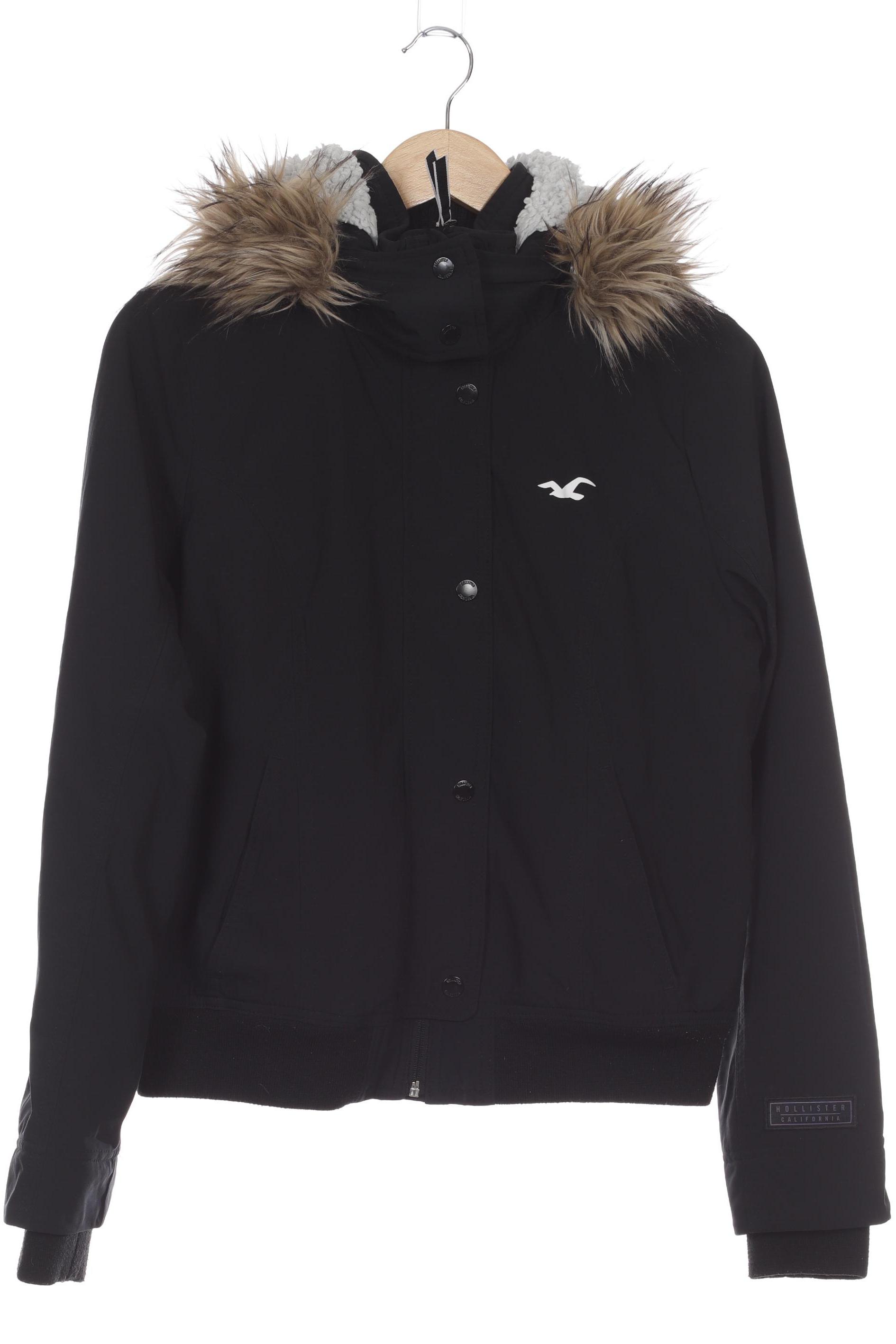 

Hollister Damen Jacke, schwarz, Gr. 38