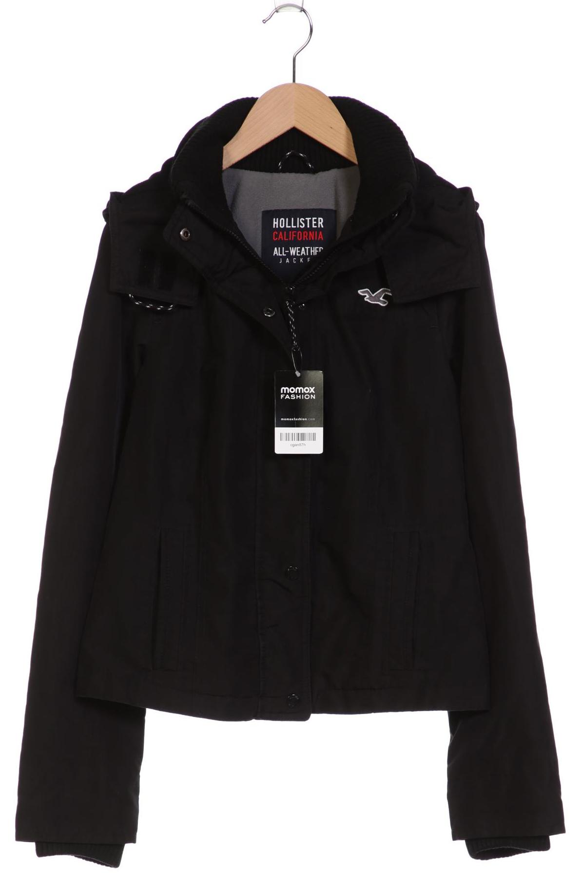 

Hollister Damen Jacke, schwarz, Gr. 38