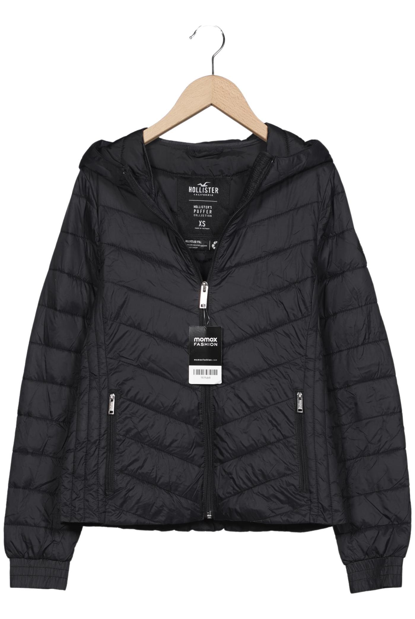 

Hollister Damen Jacke, schwarz, Gr. 34