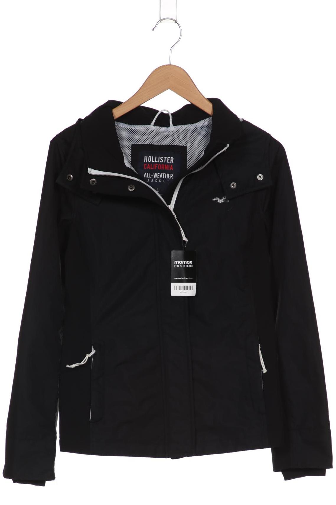 

Hollister Damen Jacke, schwarz