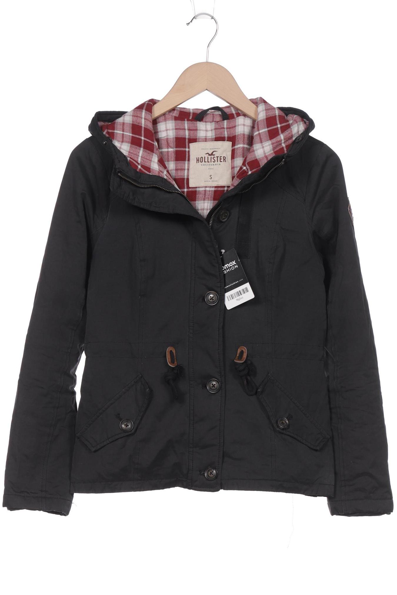 

Hollister Damen Jacke, schwarz