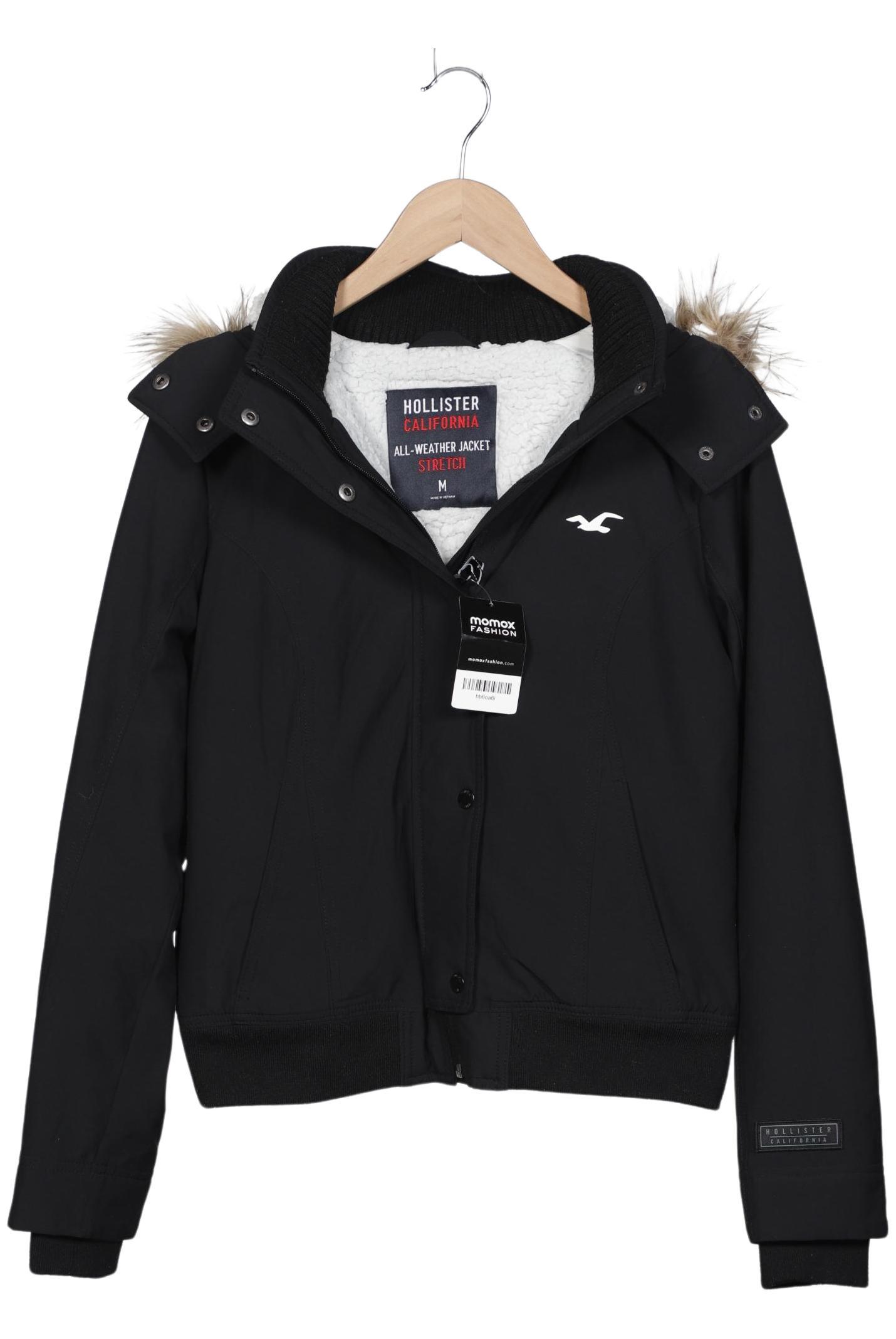 

Hollister Damen Jacke, schwarz, Gr. 38