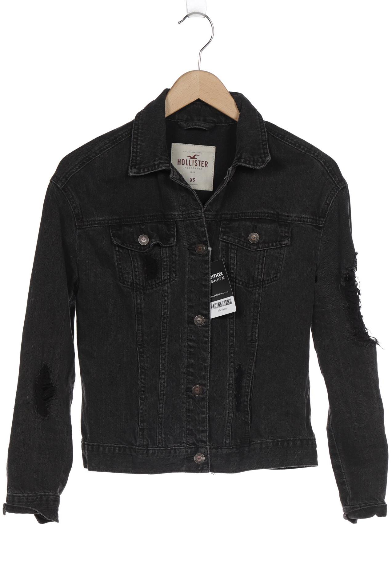 

Hollister Damen Jacke, schwarz