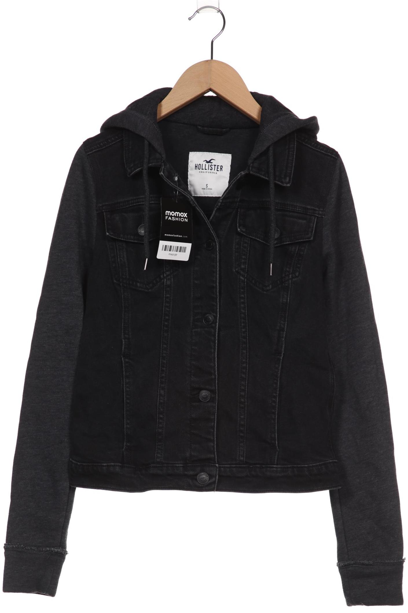 

Hollister Damen Jacke, schwarz