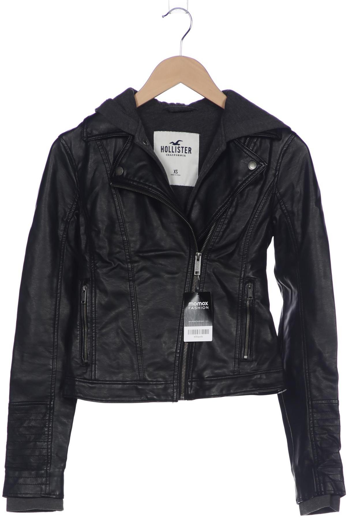 

Hollister Damen Jacke, schwarz, Gr. 34