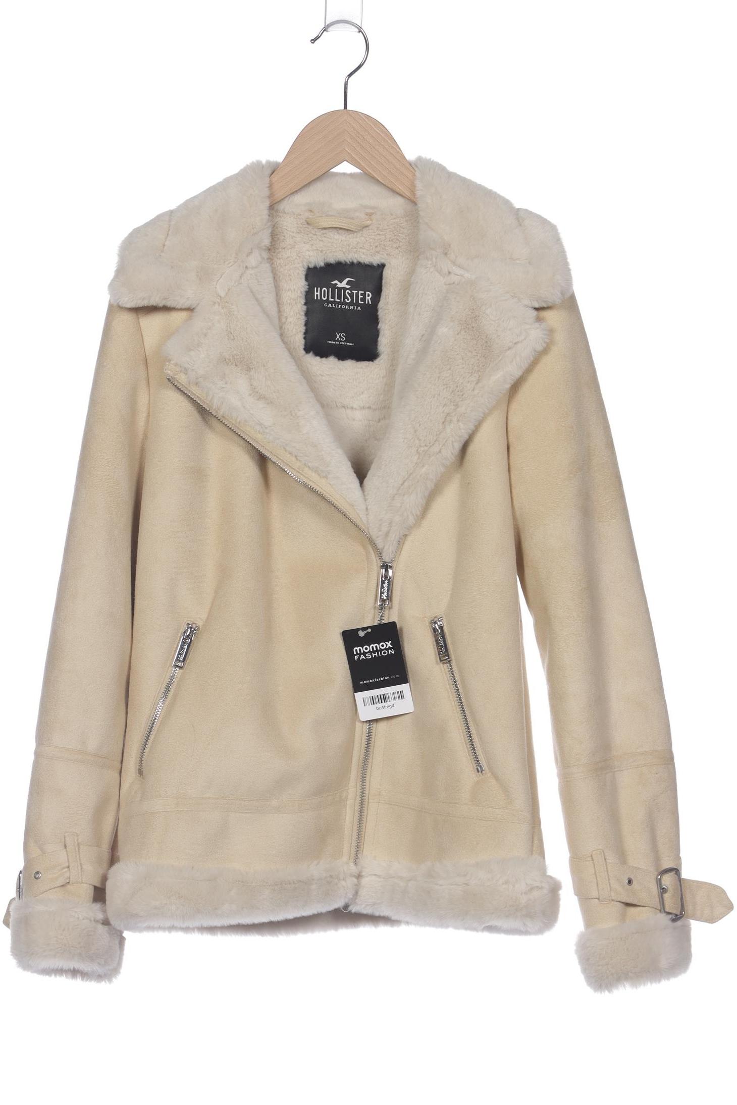 

Hollister Damen Jacke, cremeweiß, Gr. 34