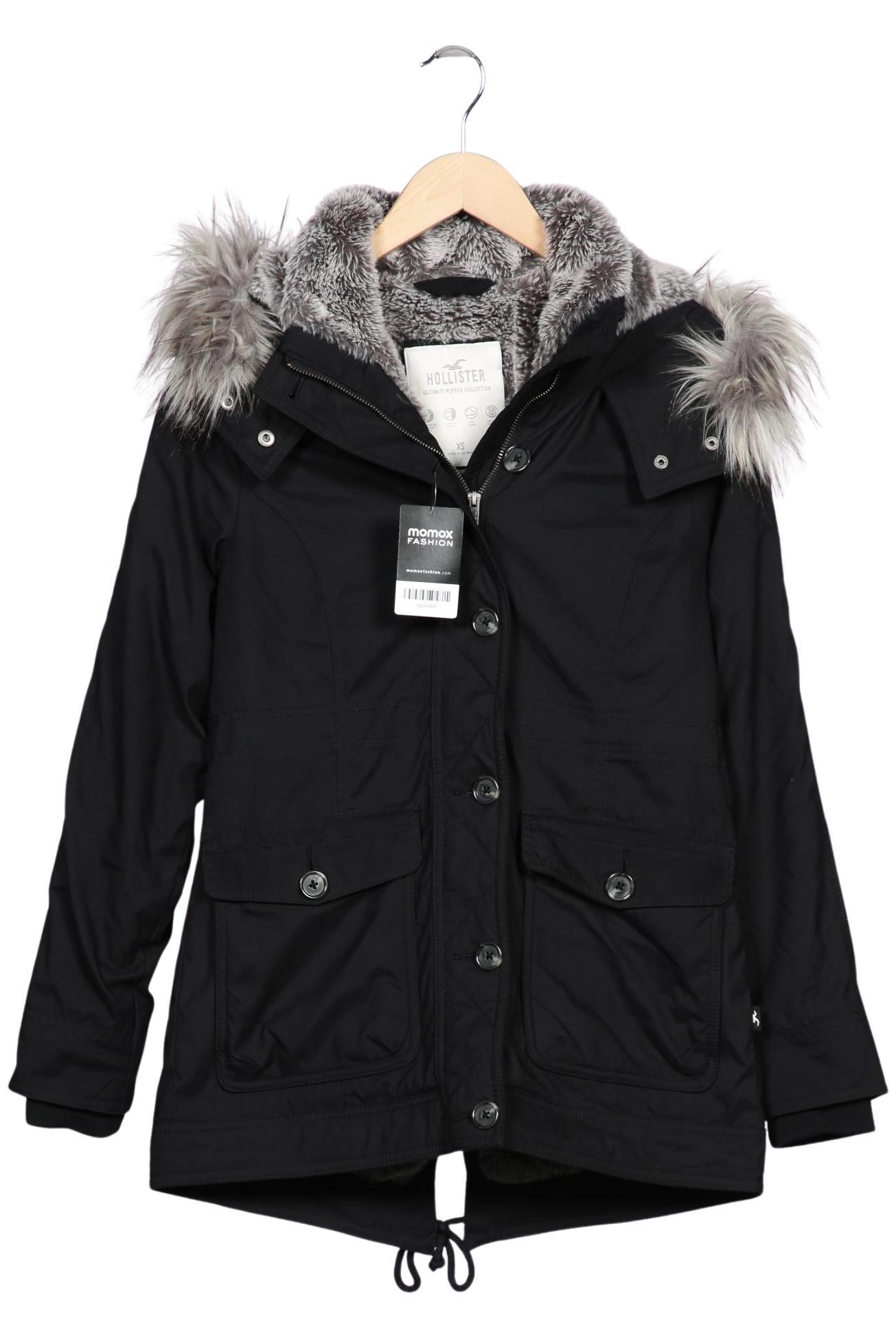 

Hollister Damen Jacke, schwarz, Gr. 34