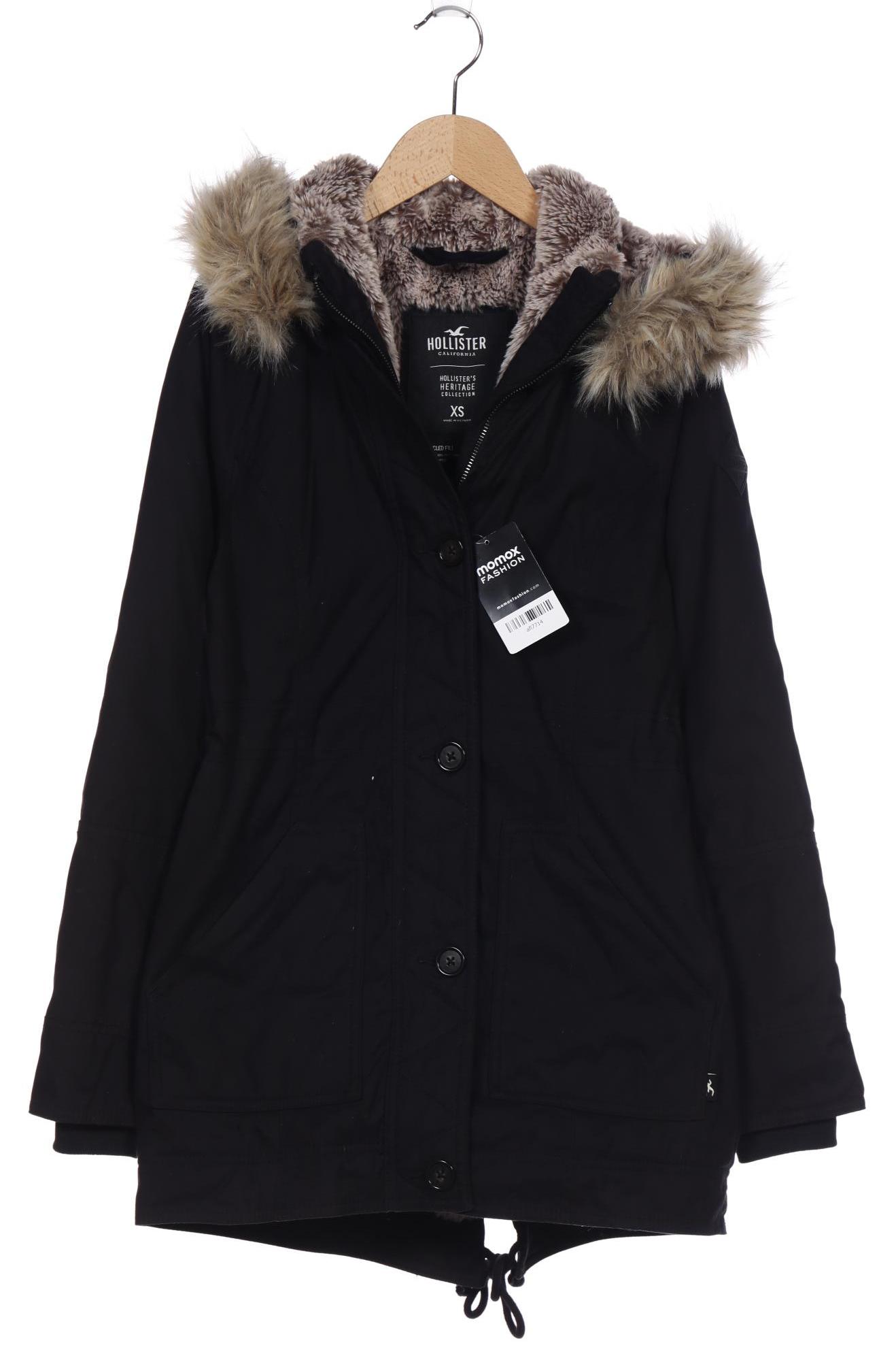 

Hollister Damen Jacke, schwarz, Gr. 34