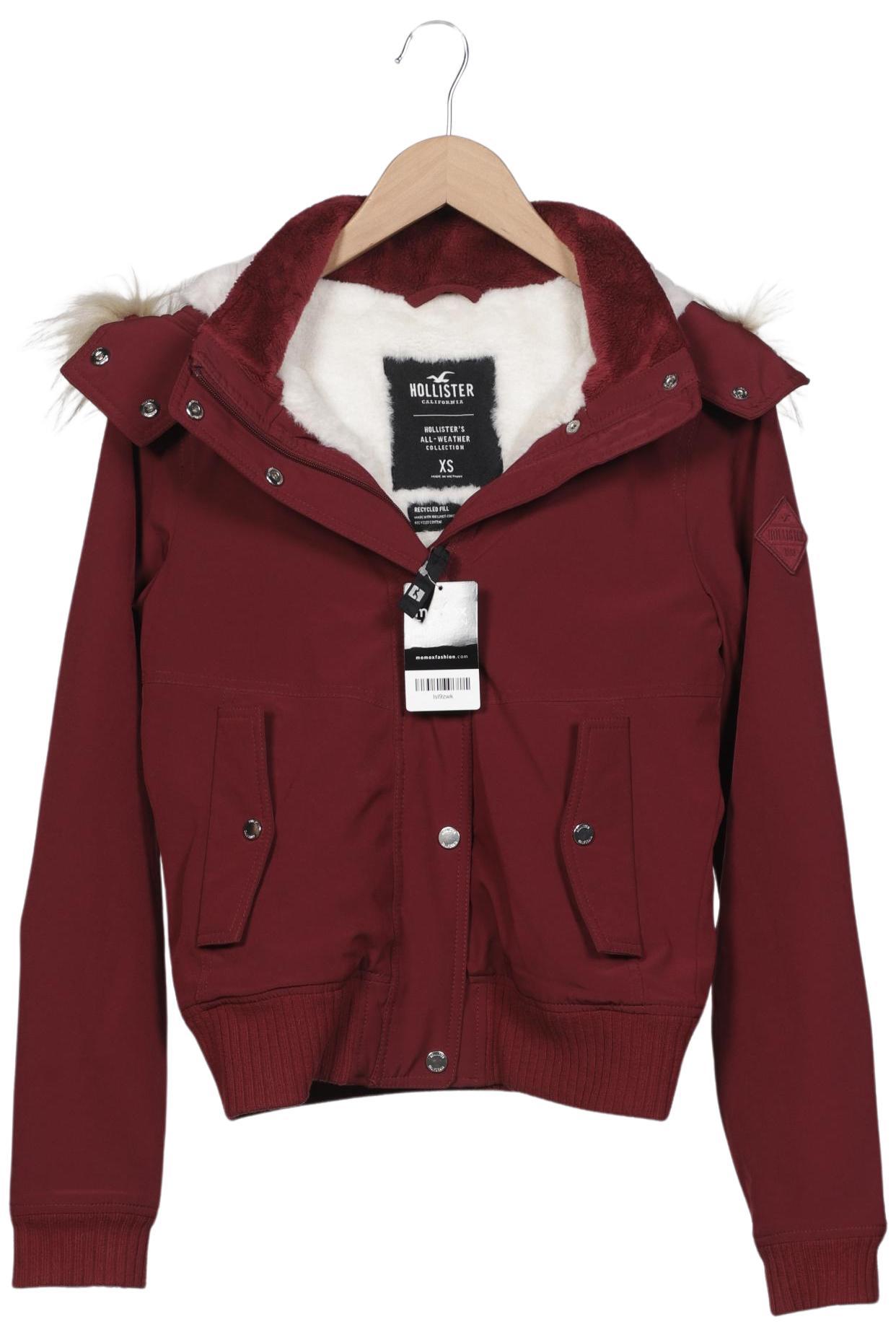 

Hollister Damen Jacke, bordeaux, Gr. 34