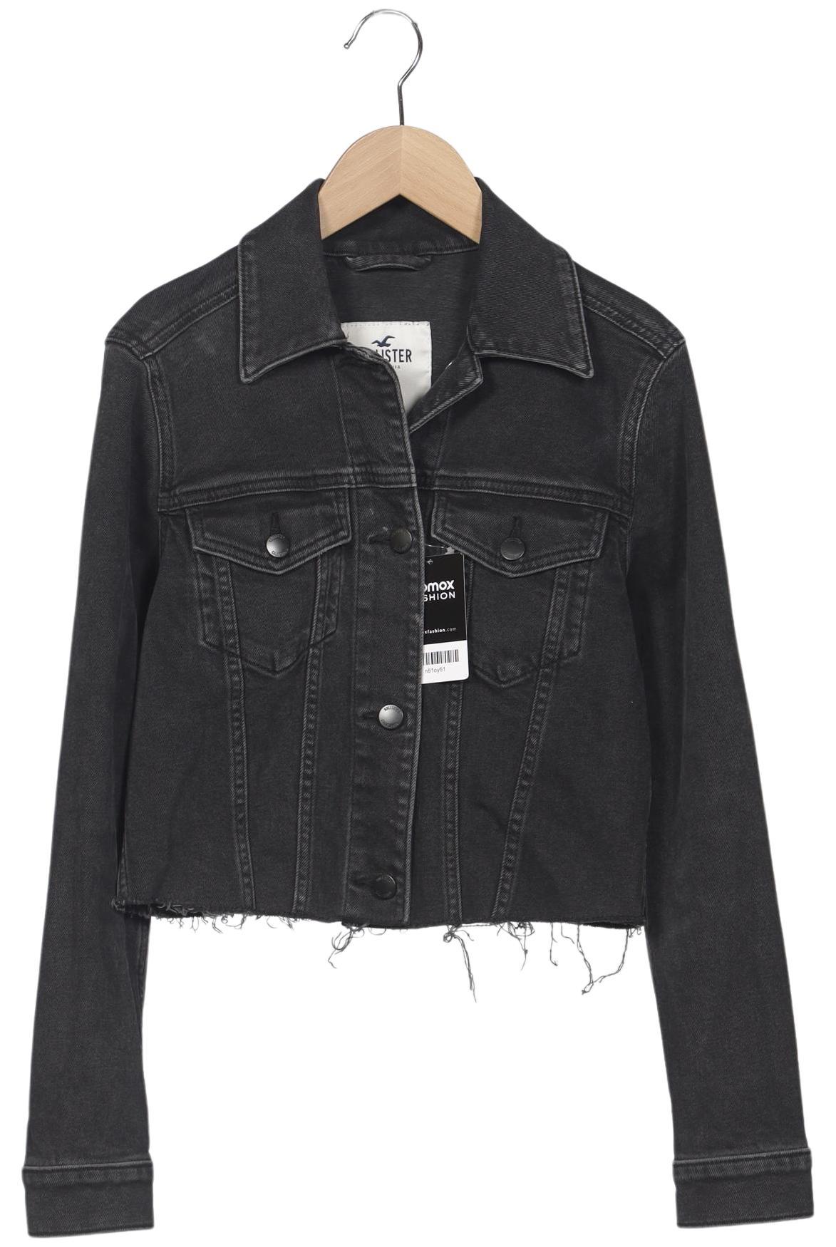 

Hollister Damen Jacke, schwarz, Gr. 34