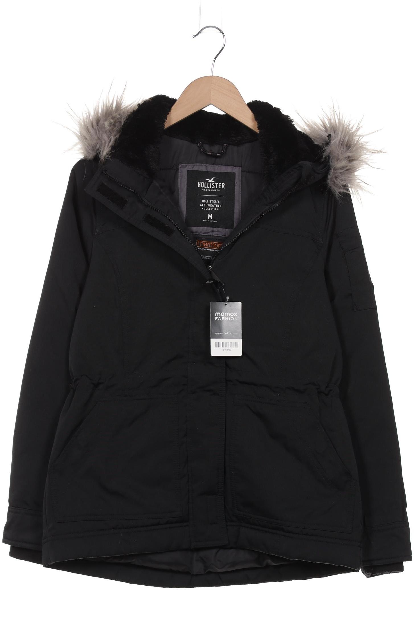 

Hollister Damen Jacke, schwarz, Gr. 38