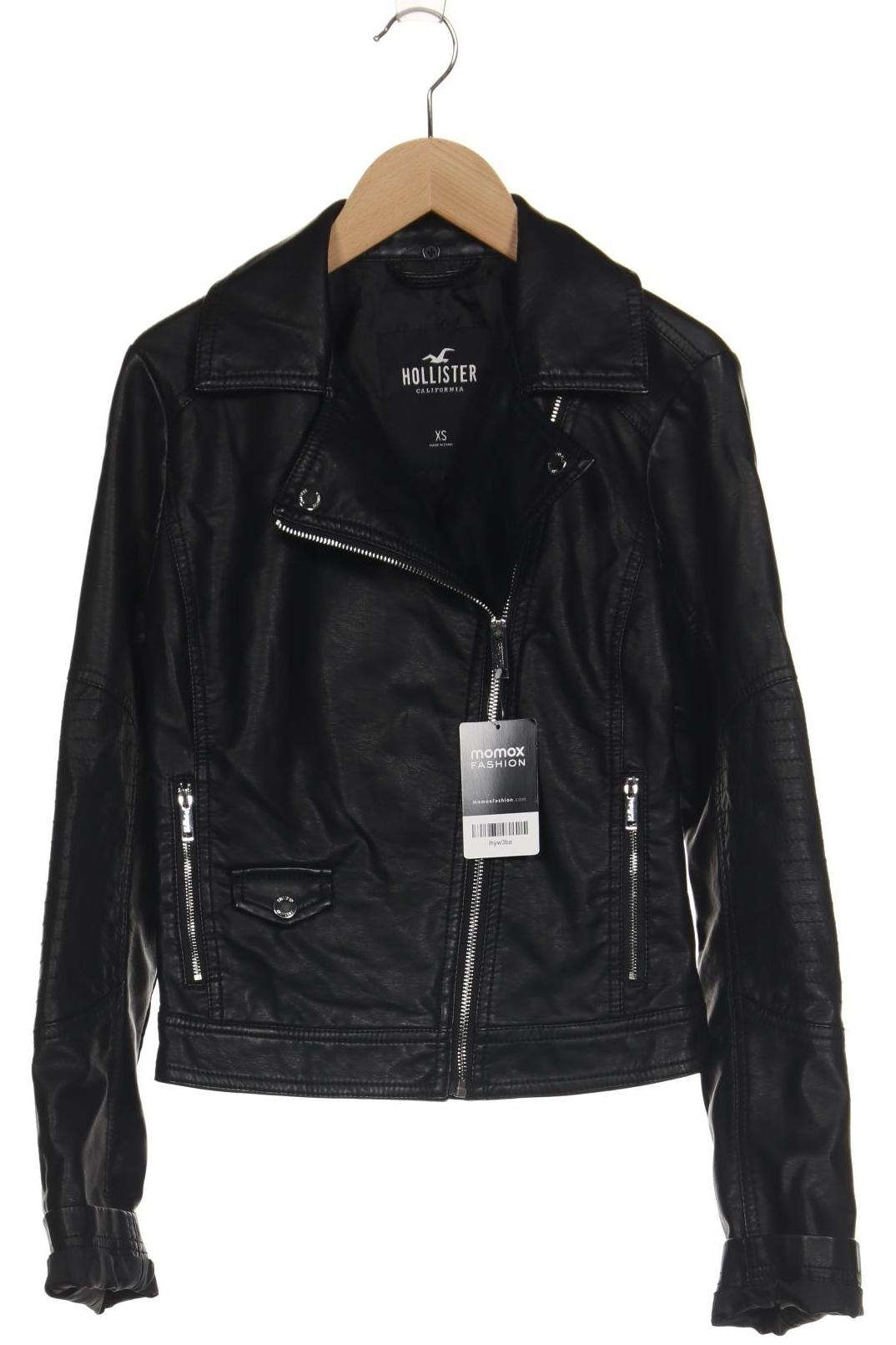 

Hollister Damen Jacke, schwarz, Gr. 34