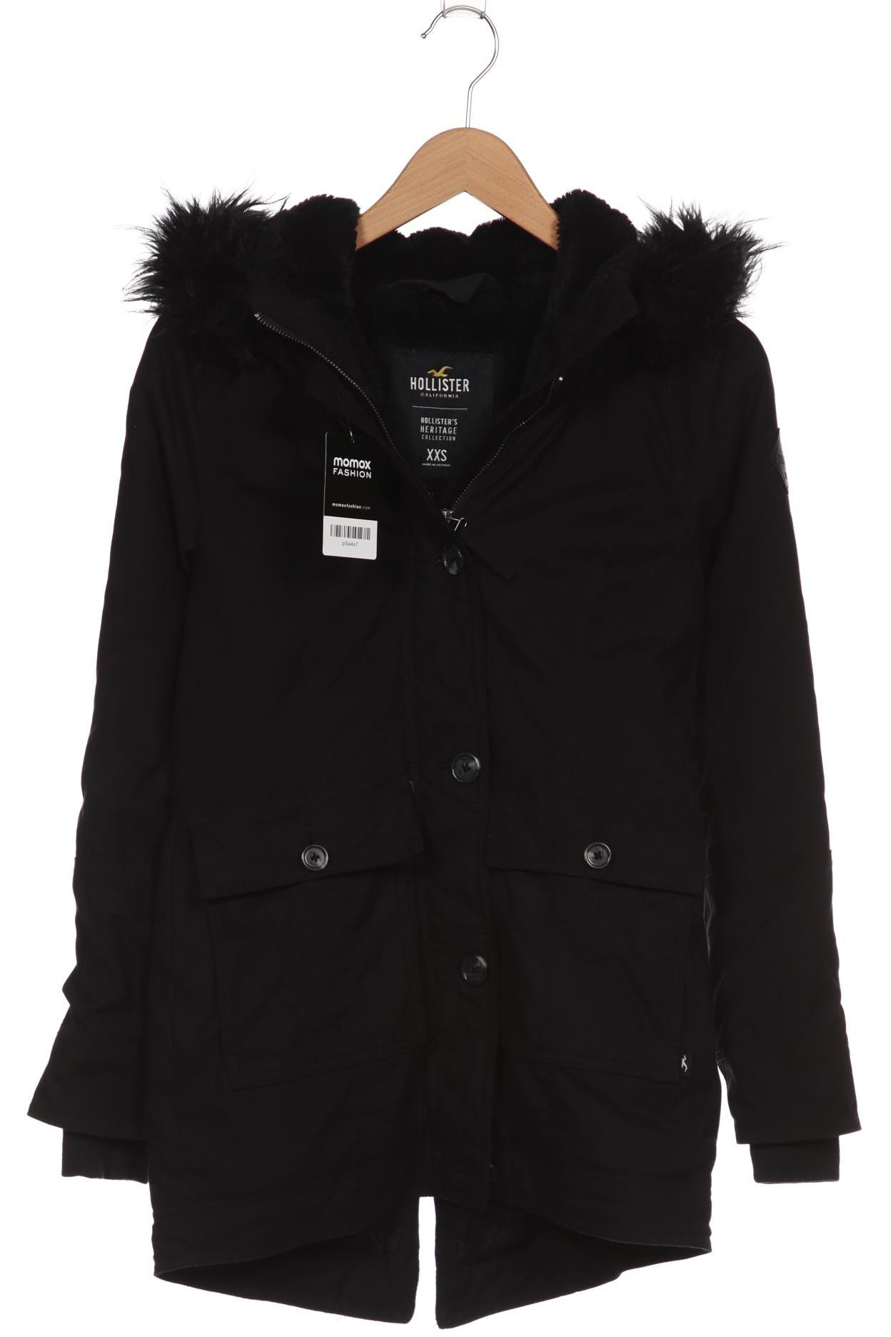 

Hollister Damen Jacke, schwarz