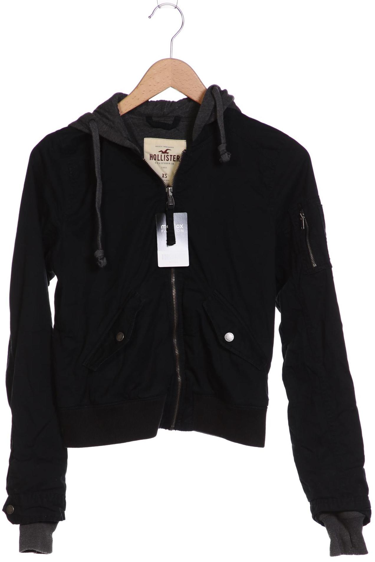 

Hollister Damen Jacke, schwarz