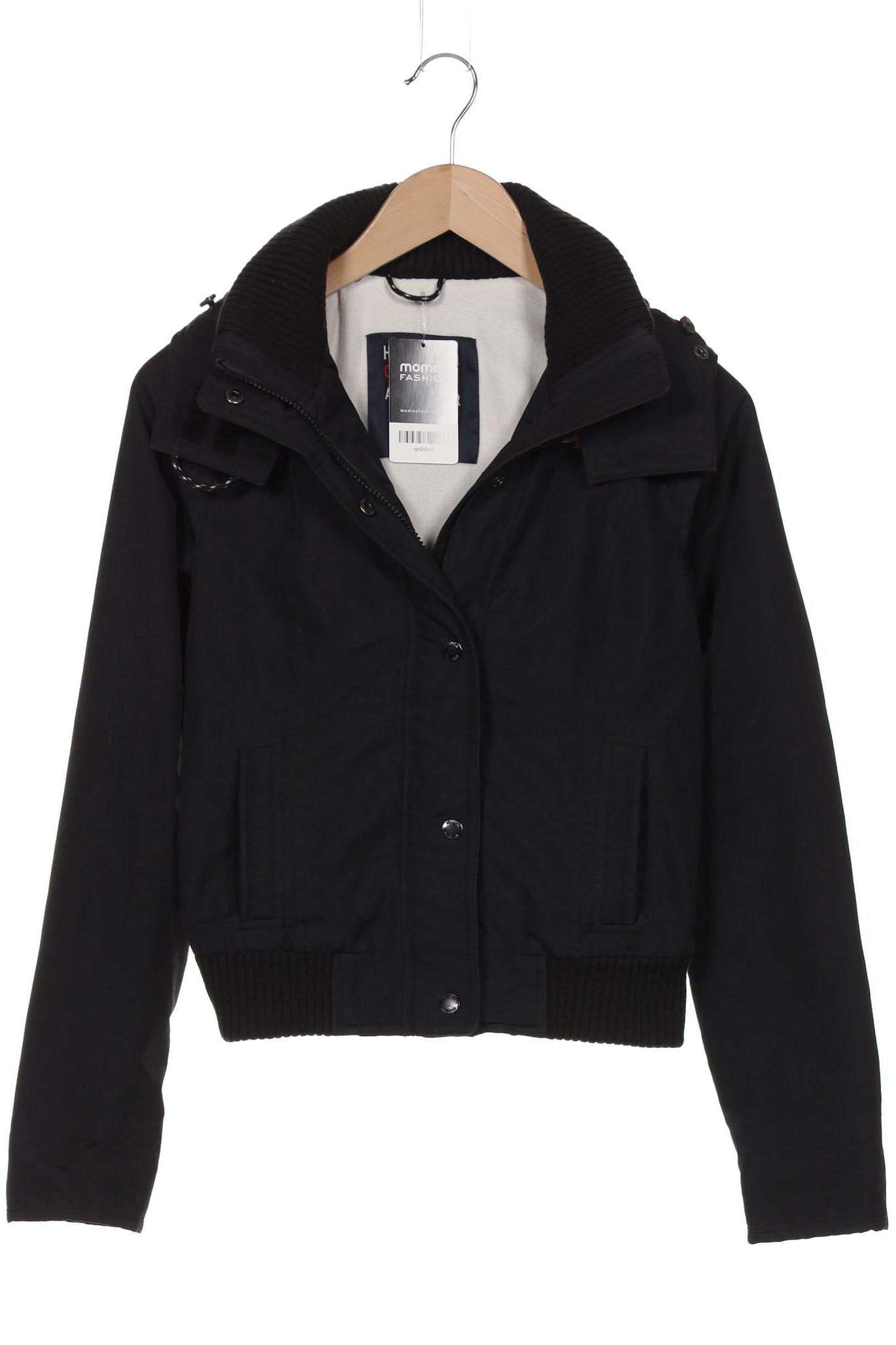 

Hollister Damen Jacke, schwarz, Gr. 34