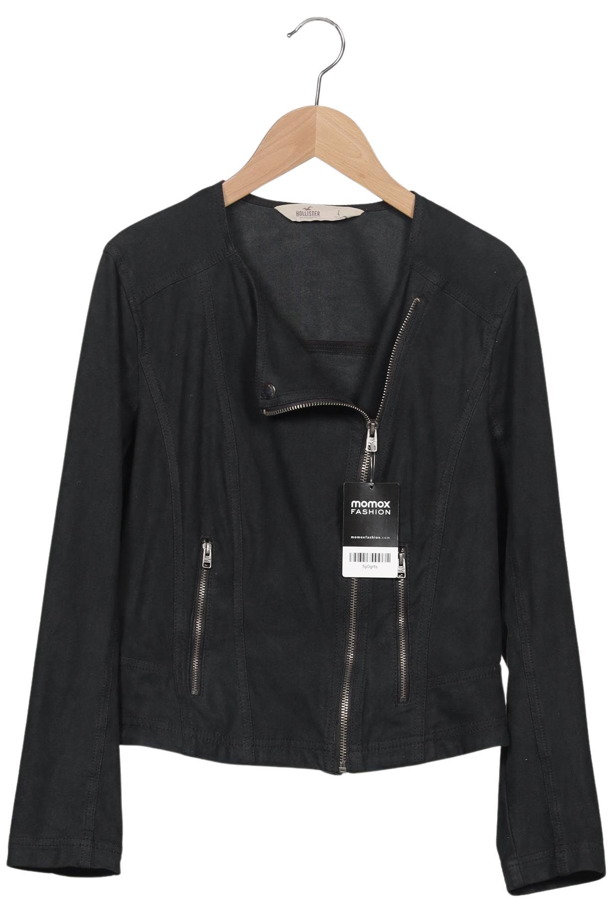 

Hollister Damen Jacke, schwarz, Gr. 42