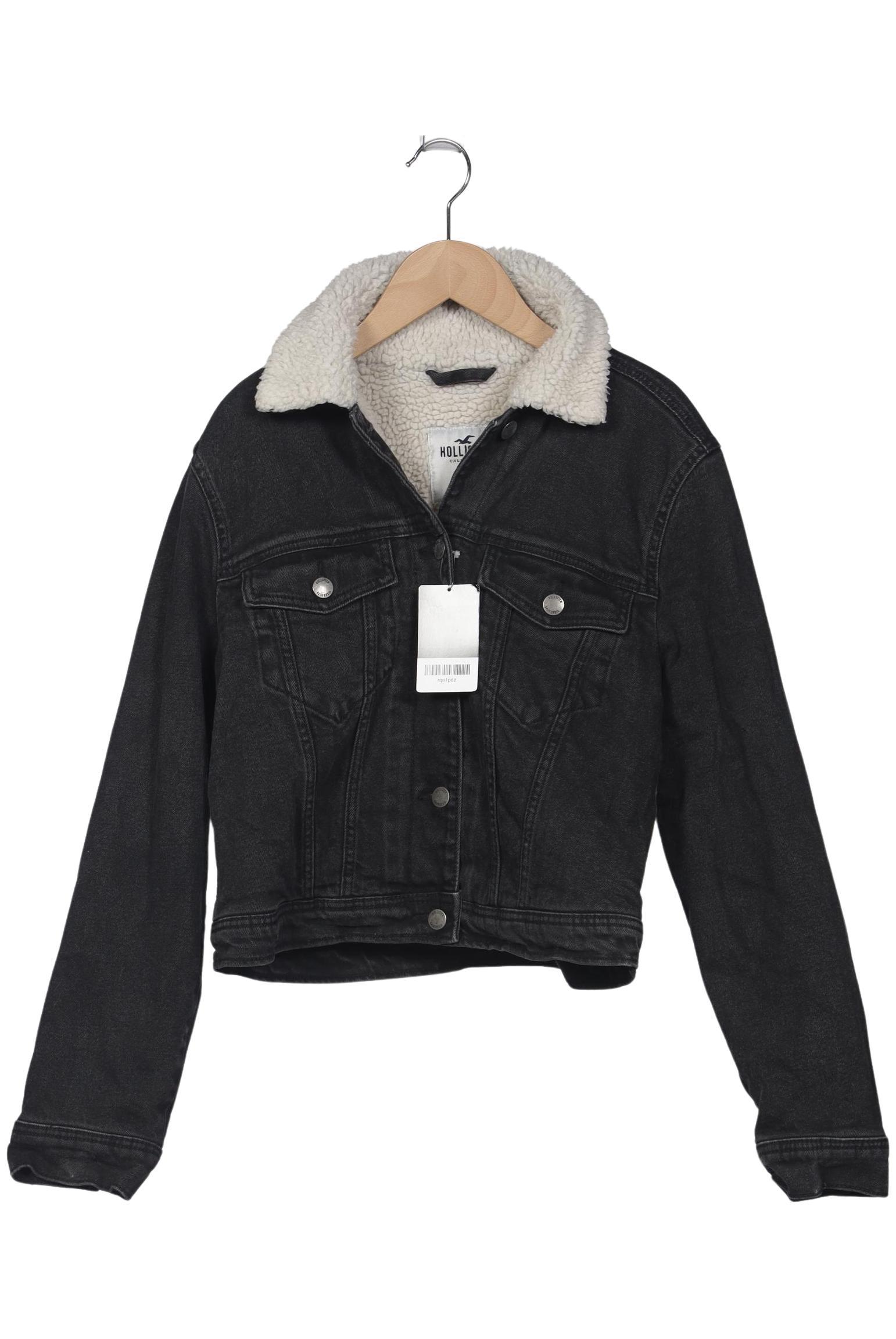

Hollister Damen Jacke, schwarz, Gr. 38