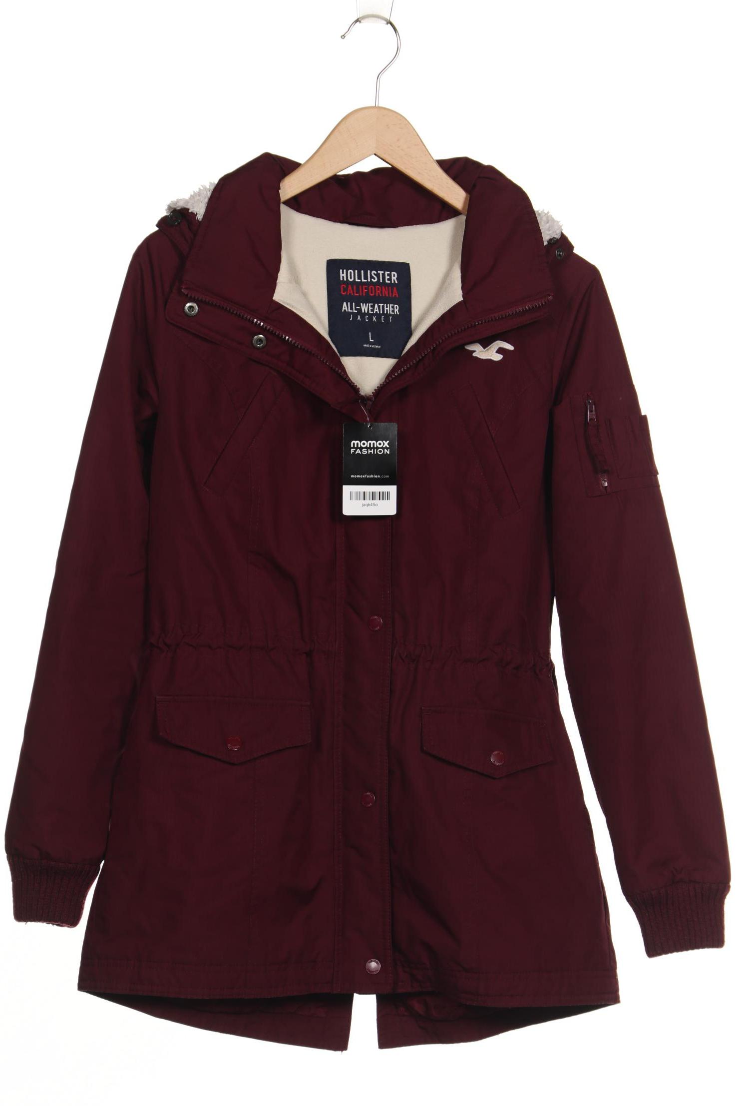 

Hollister Damen Jacke, bordeaux, Gr. 42