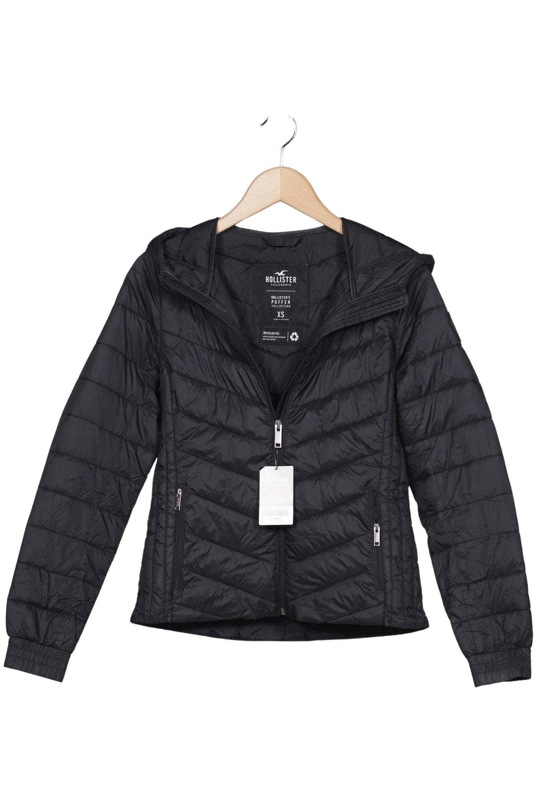 

Hollister Damen Jacke, schwarz, Gr. 34