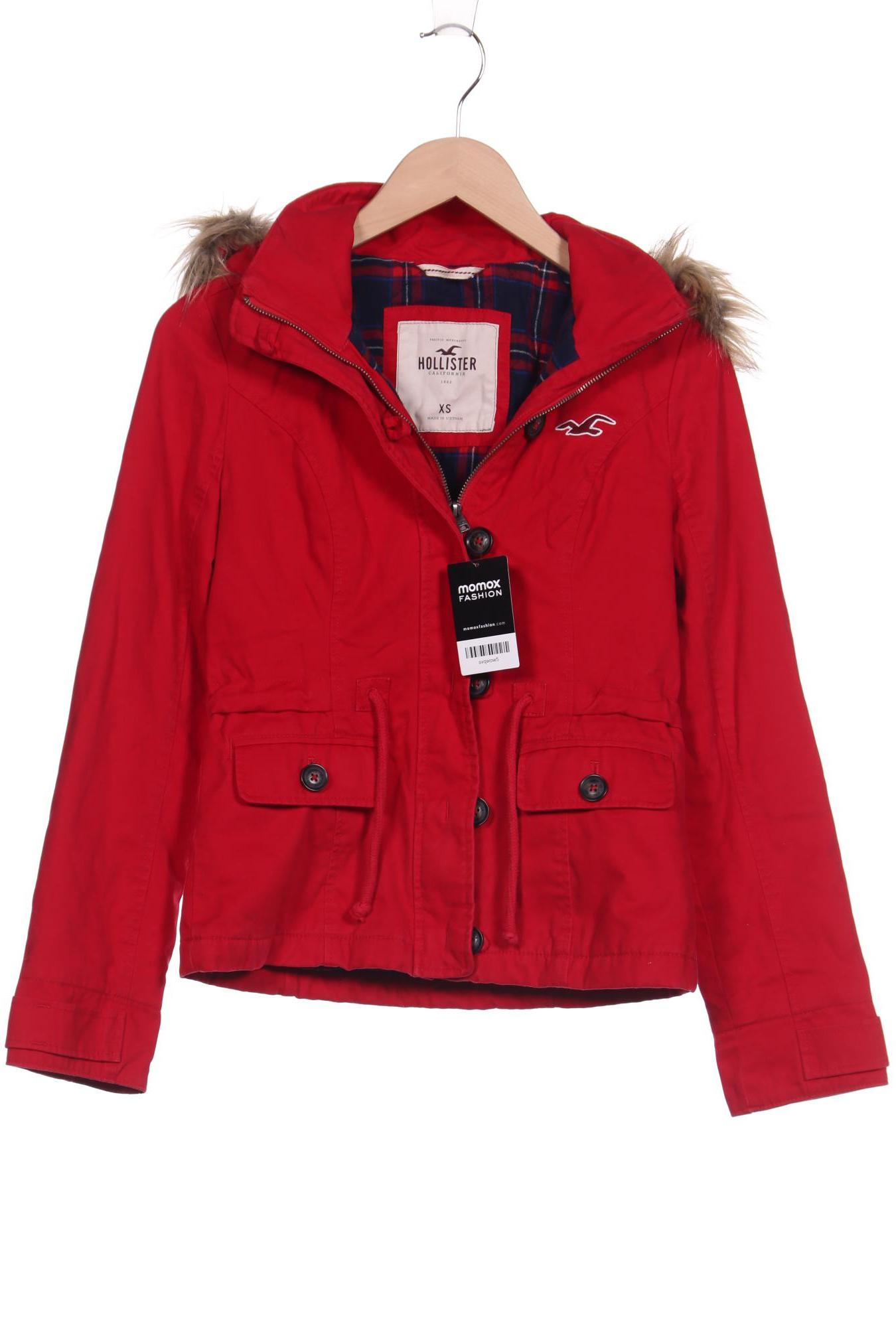 

Hollister Damen Jacke, rot