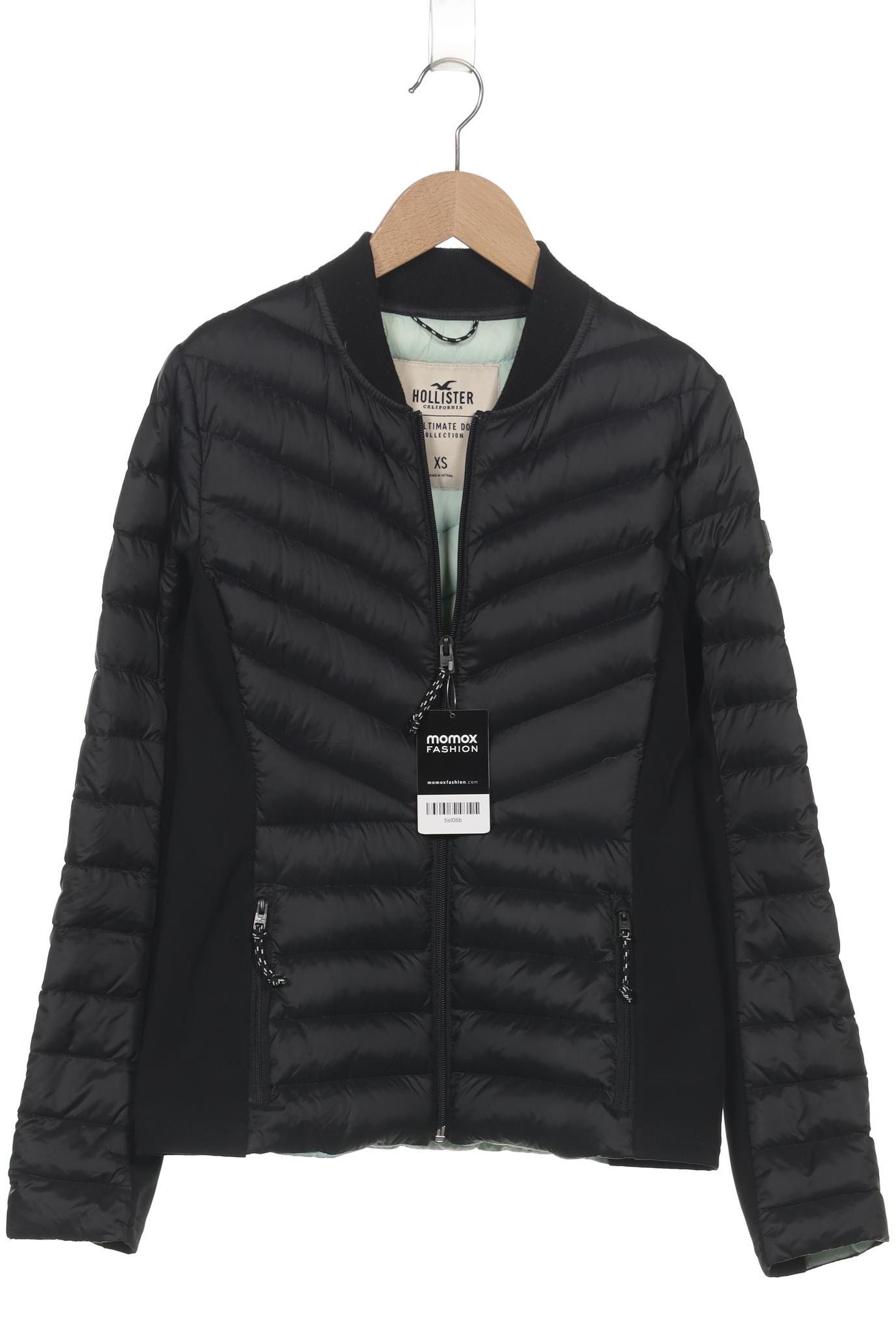 

Hollister Damen Jacke, schwarz, Gr. 34