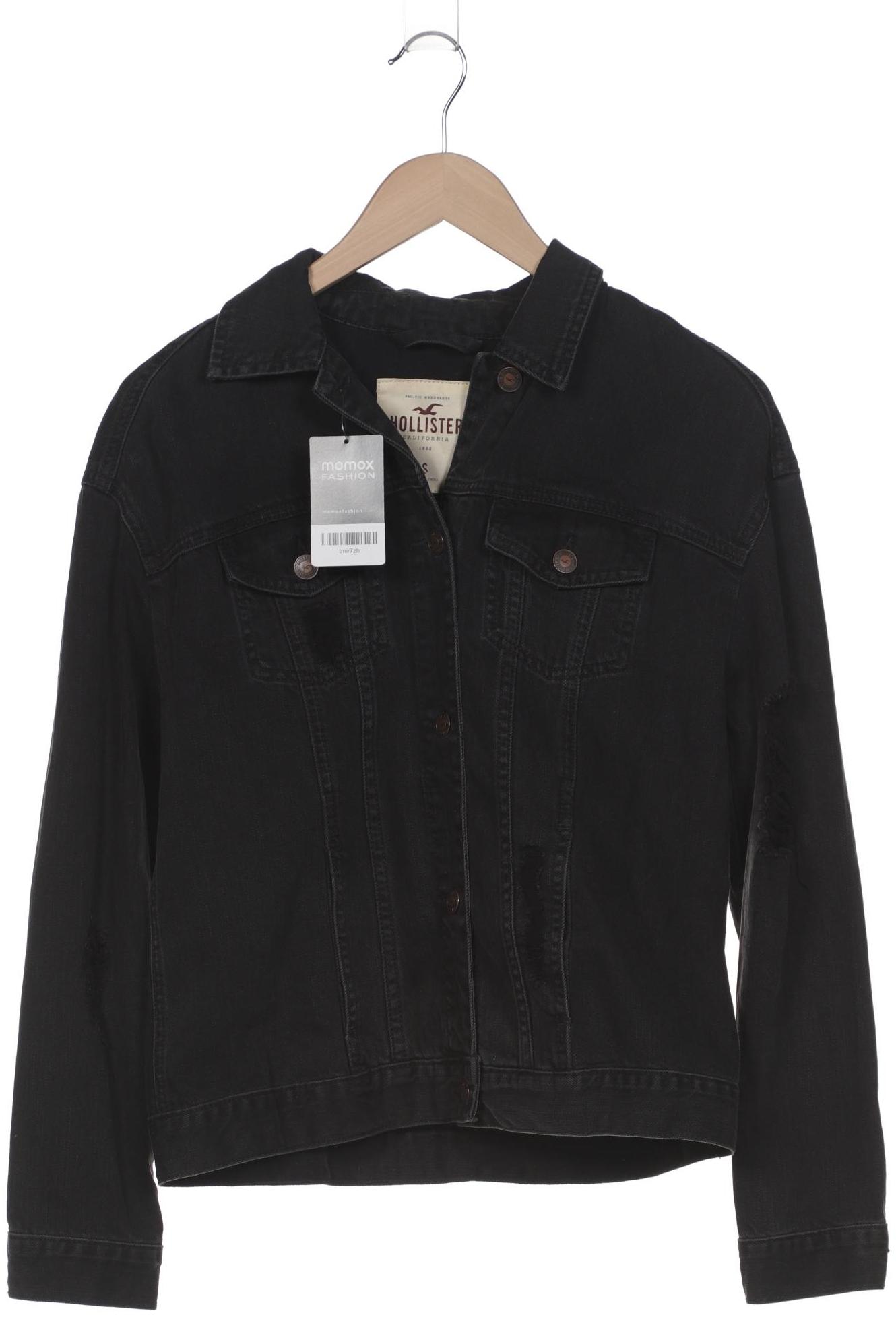 

Hollister Damen Jacke, schwarz, Gr. 36