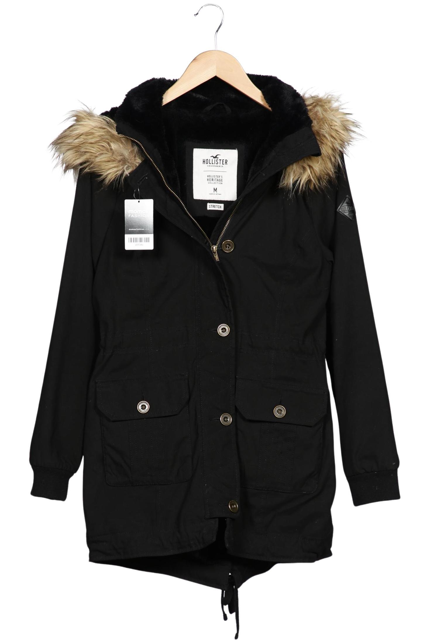 

Hollister Damen Jacke, schwarz, Gr. 38