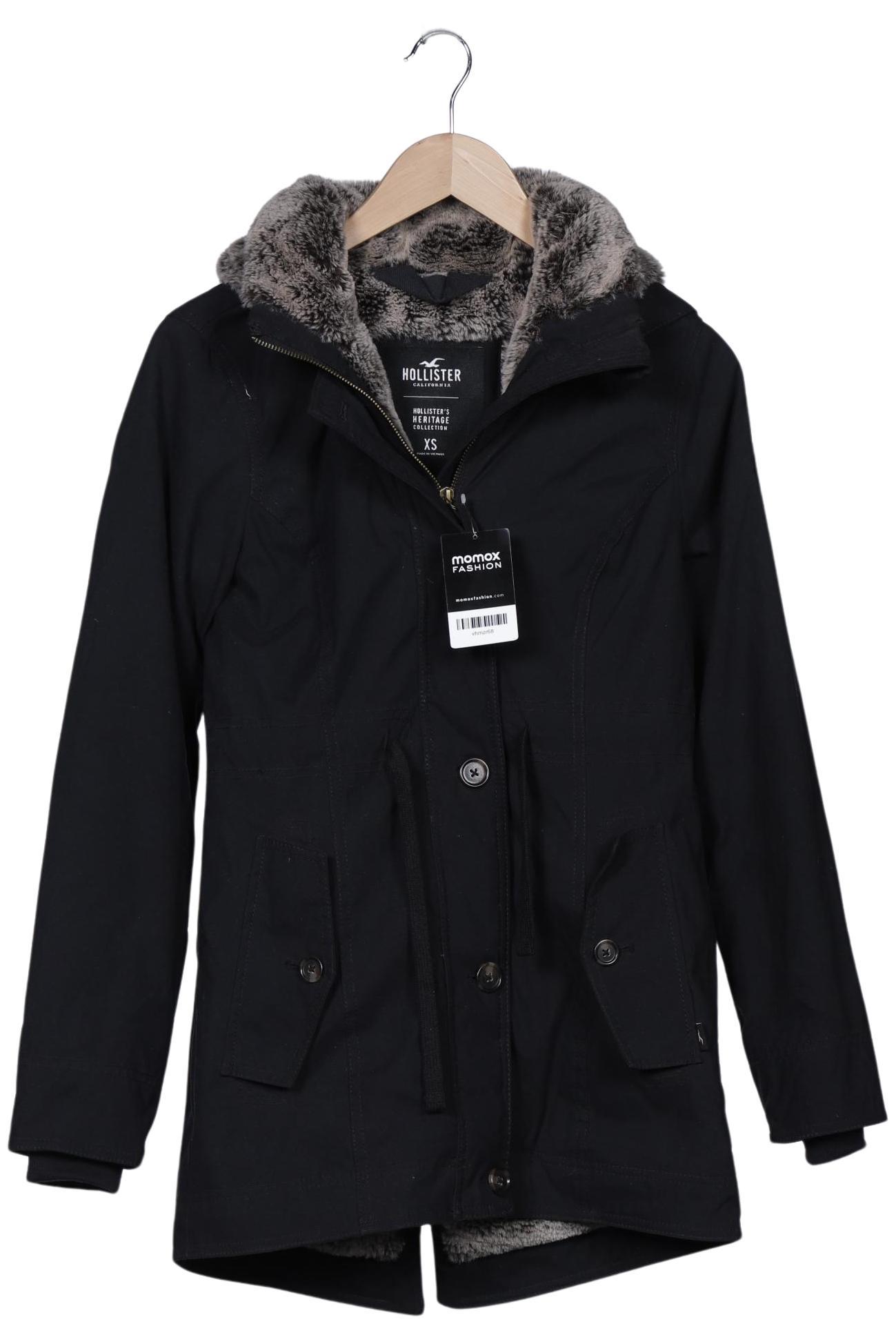 

Hollister Damen Jacke, schwarz, Gr. 34