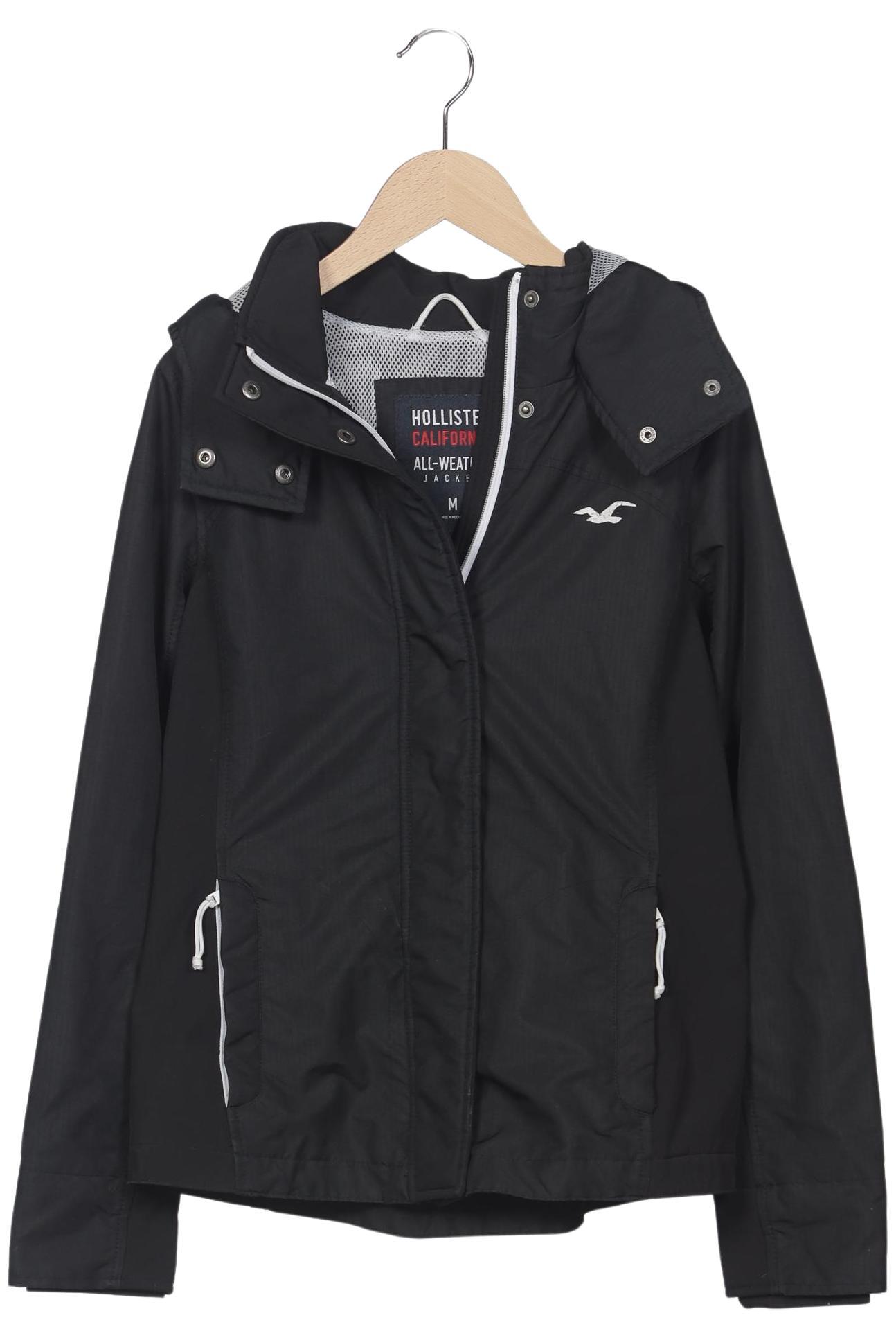 

Hollister Damen Jacke, schwarz, Gr. 38