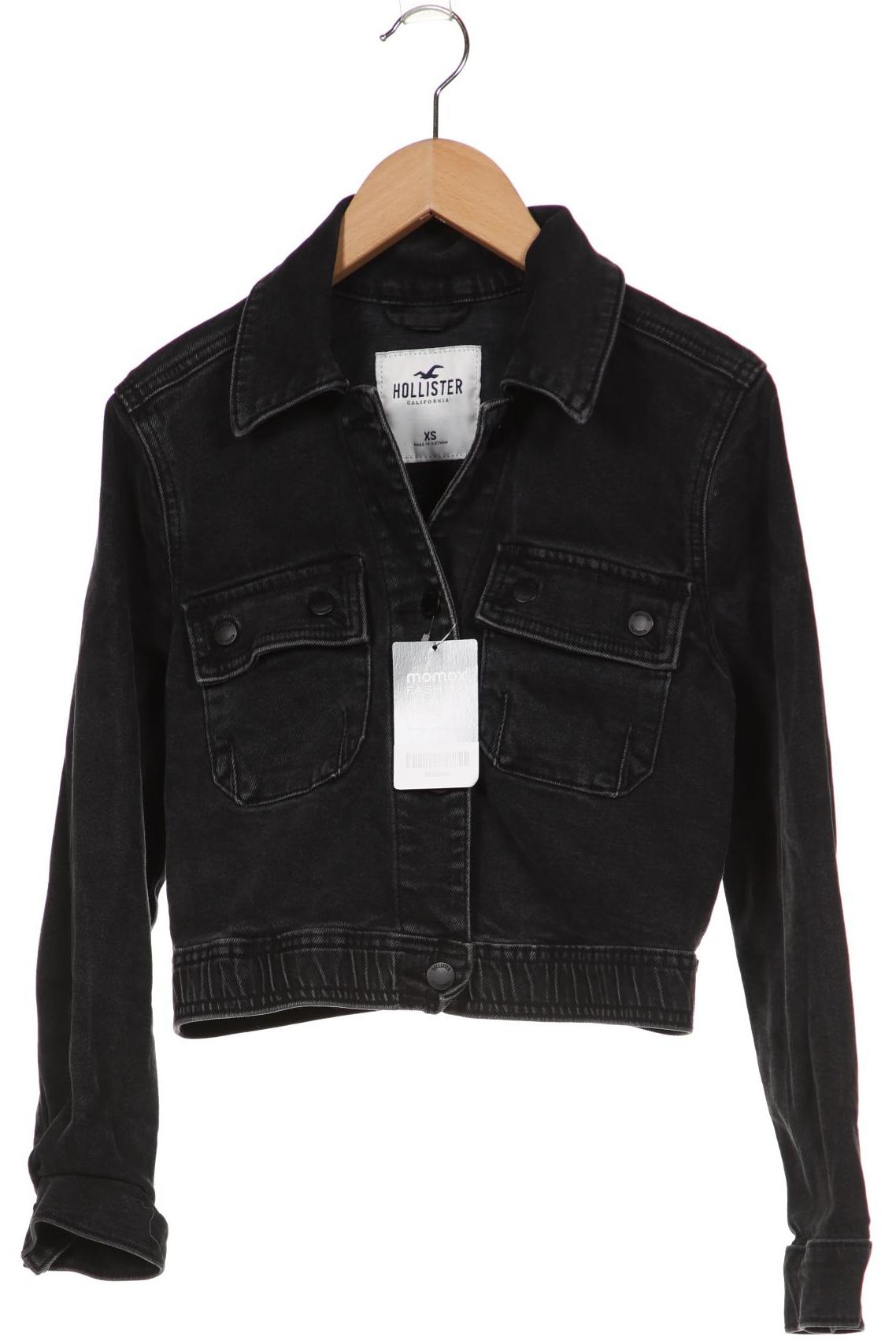 

Hollister Damen Jacke, schwarz