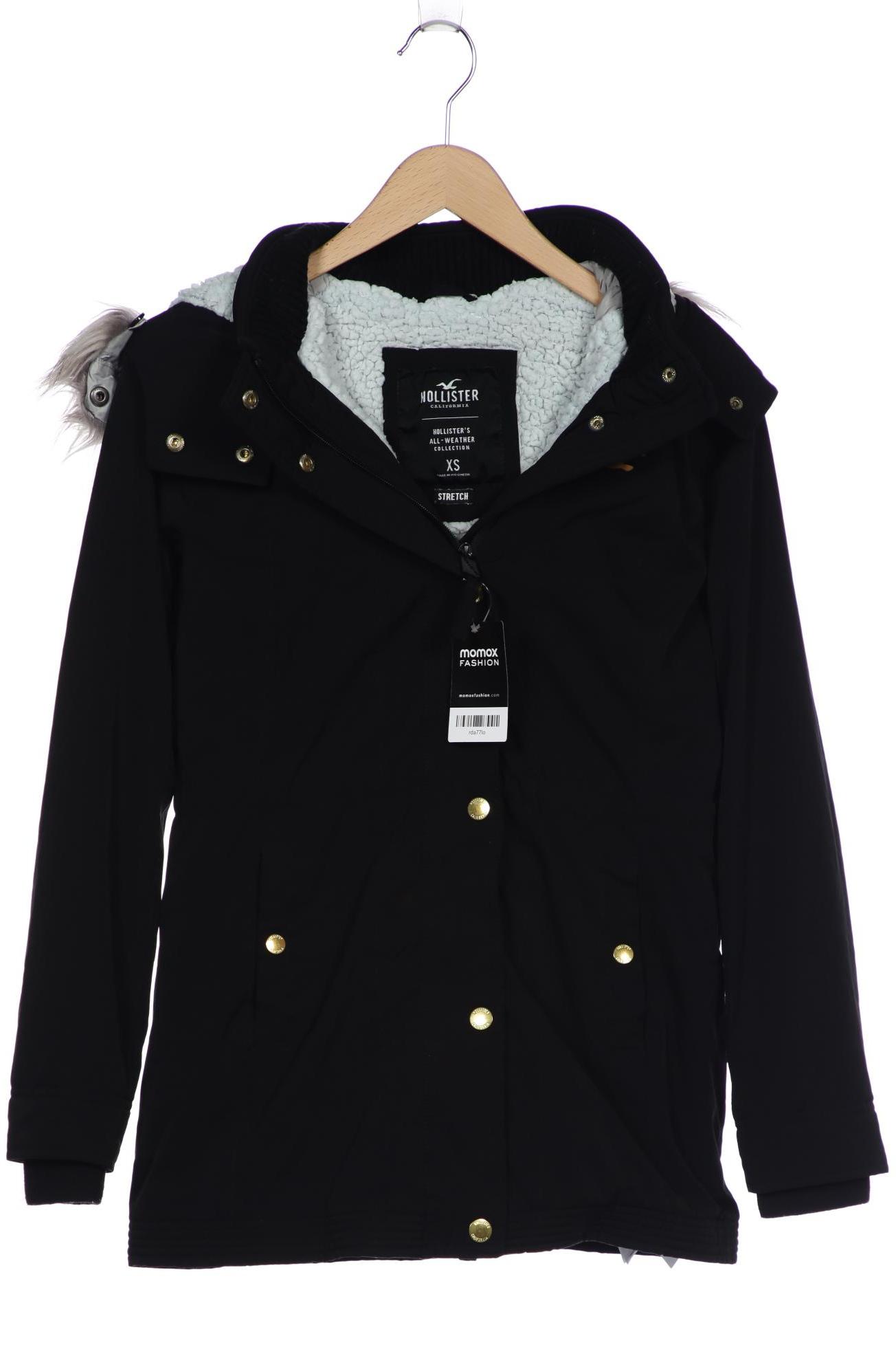 

Hollister Damen Jacke, schwarz, Gr. 34