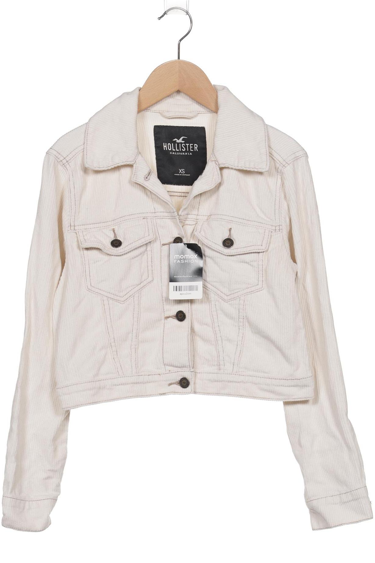 

Hollister Damen Jacke, cremeweiß, Gr. 34
