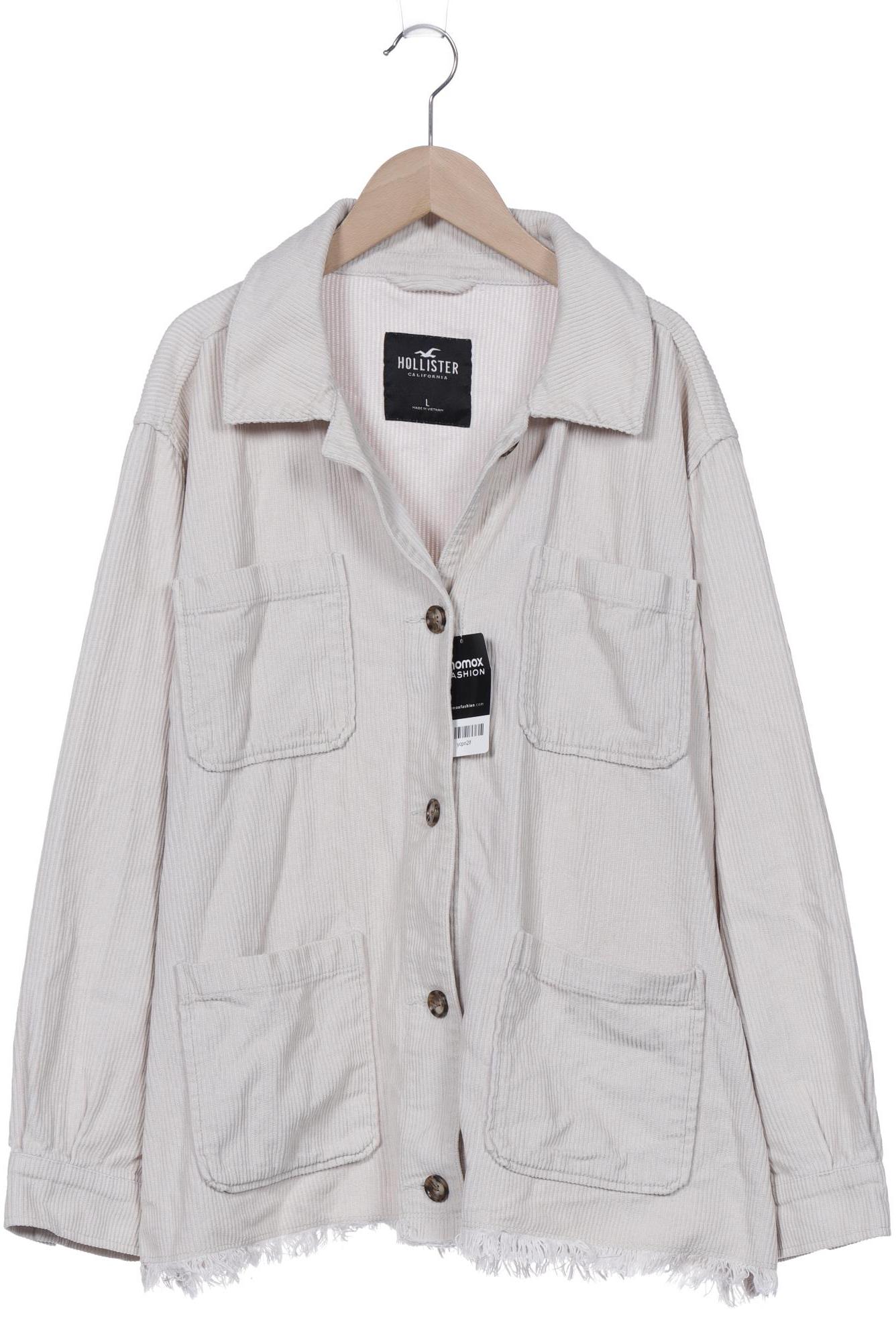 

Hollister Damen Jacke, cremeweiß, Gr. 42