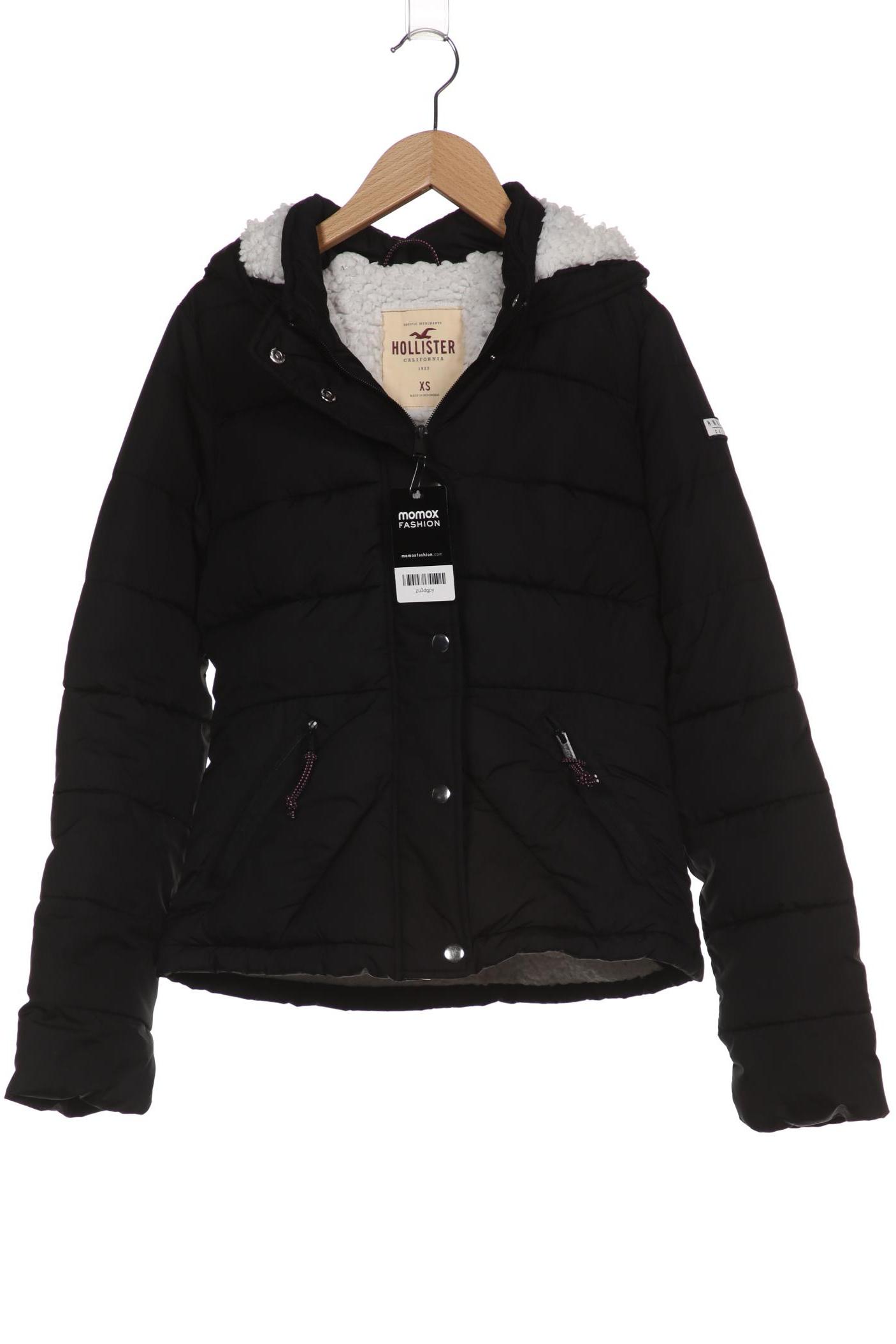 

Hollister Damen Jacke, schwarz