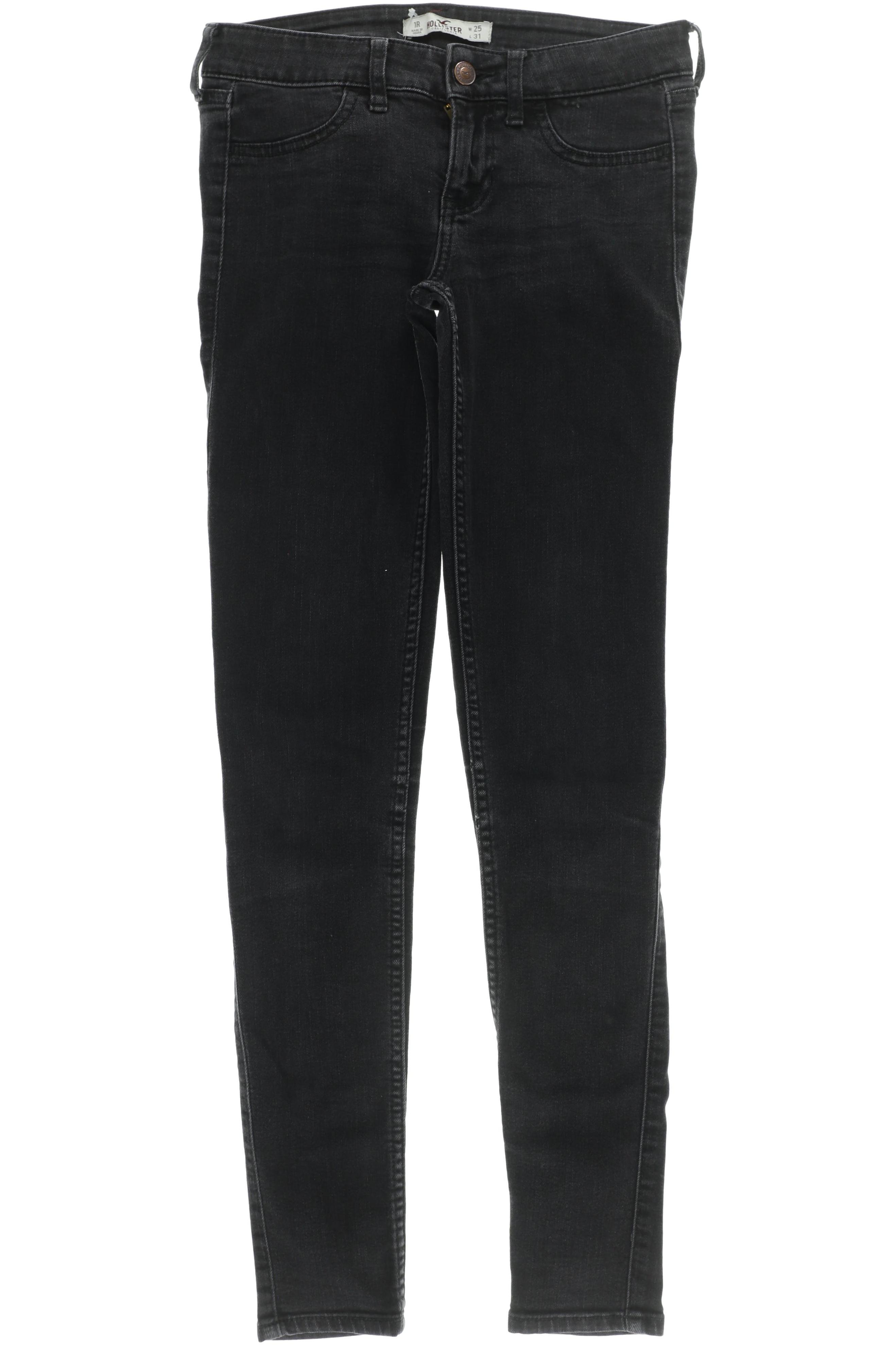 

Hollister Damen Jeans, schwarz, Gr. 25
