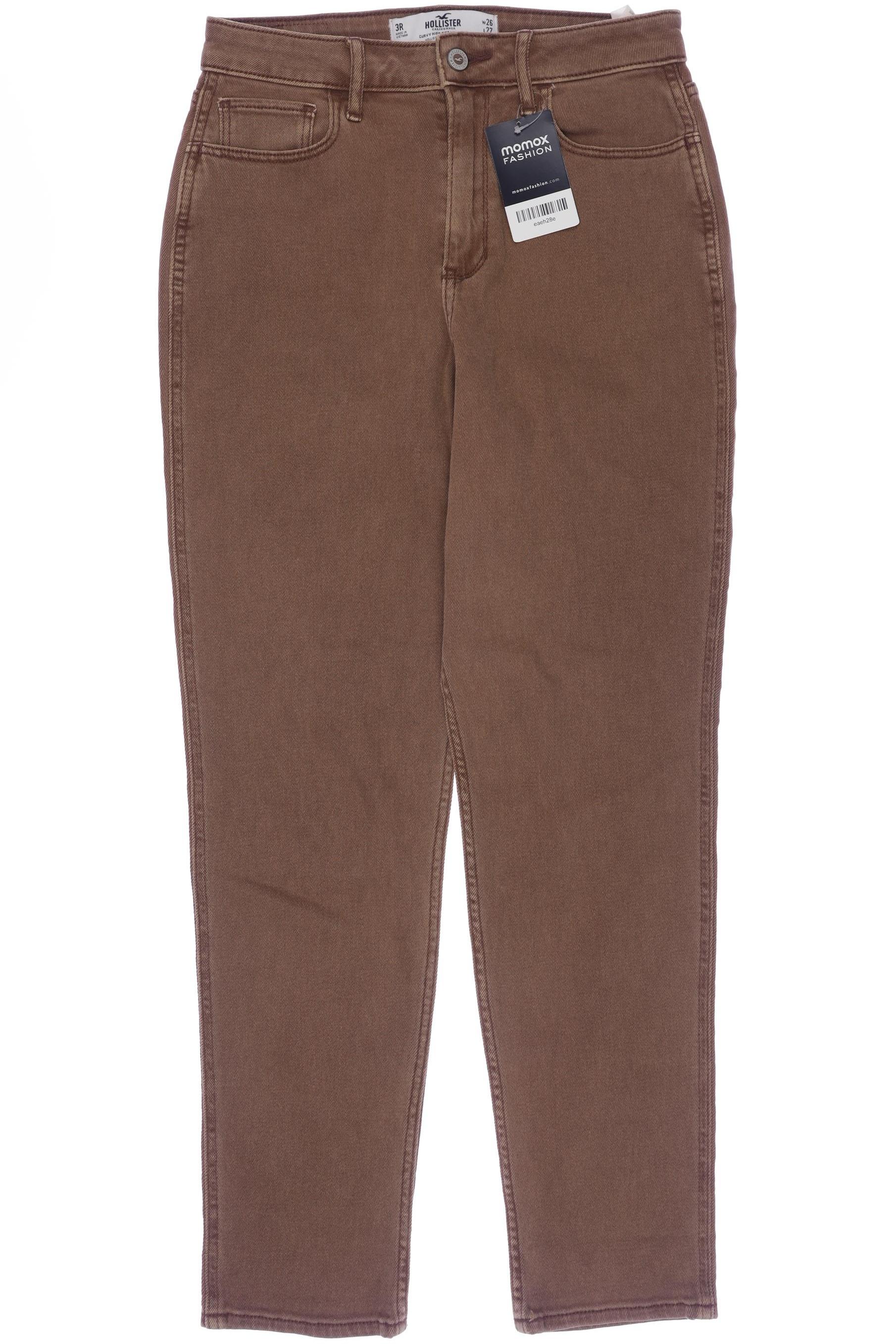 

Hollister Damen Jeans, braun, Gr. 26