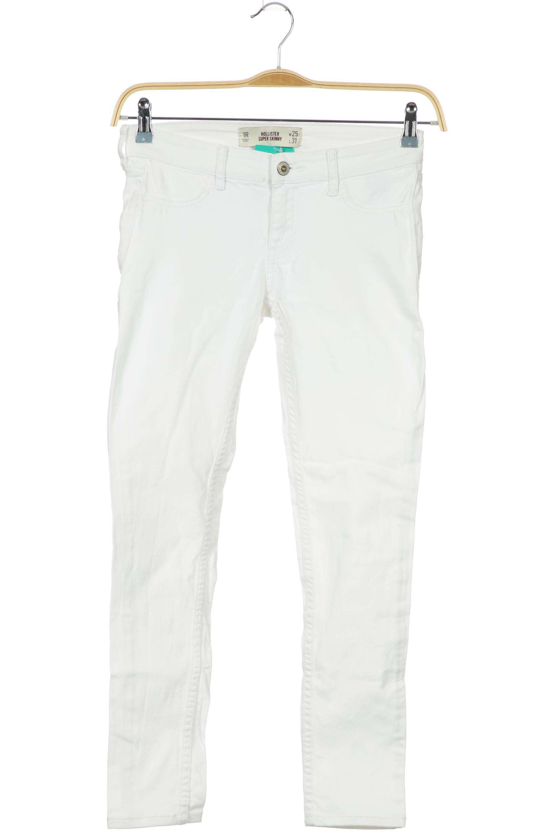 

Hollister Damen Jeans, weiß, Gr. 25
