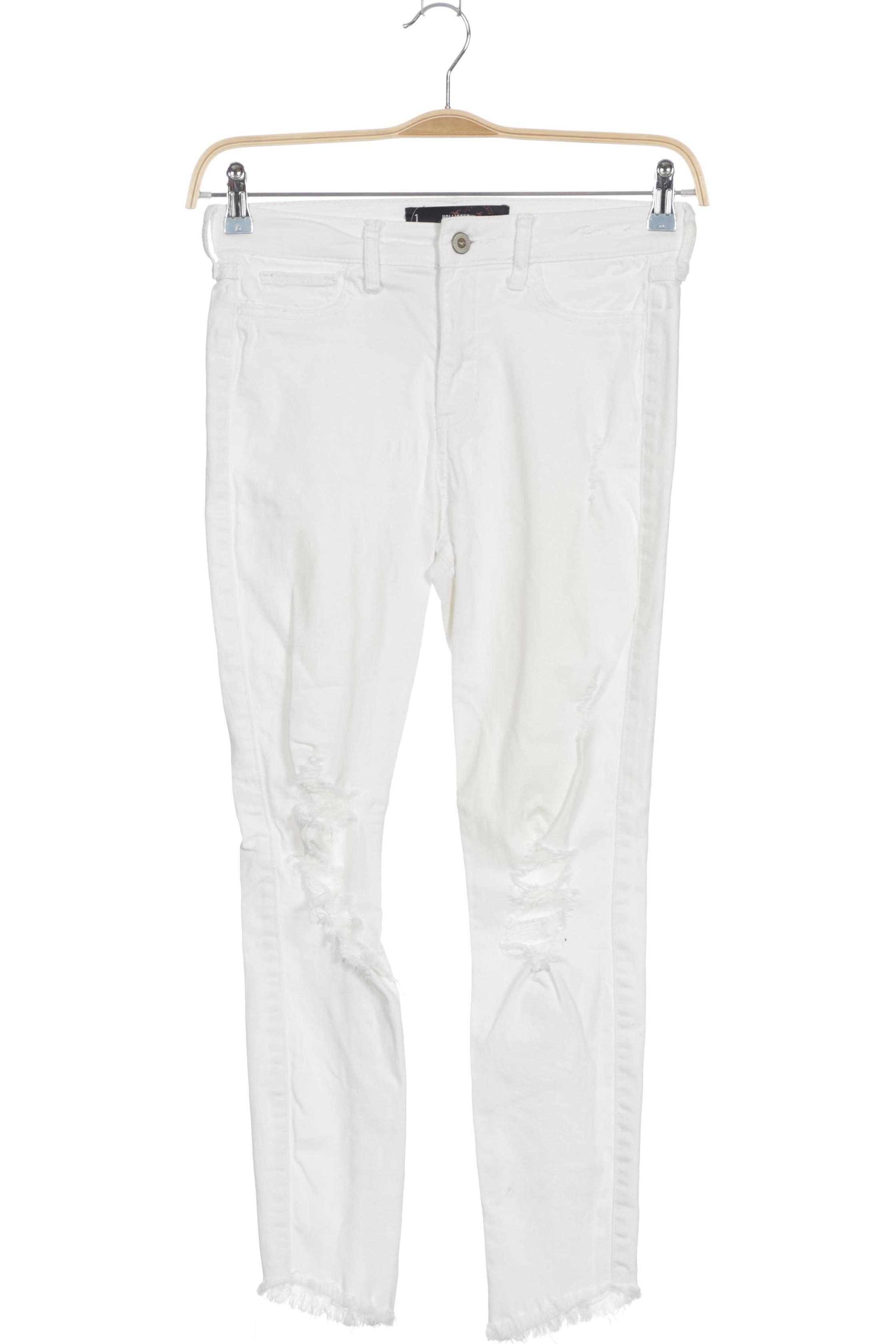 

Hollister Damen Jeans, weiß, Gr. 25