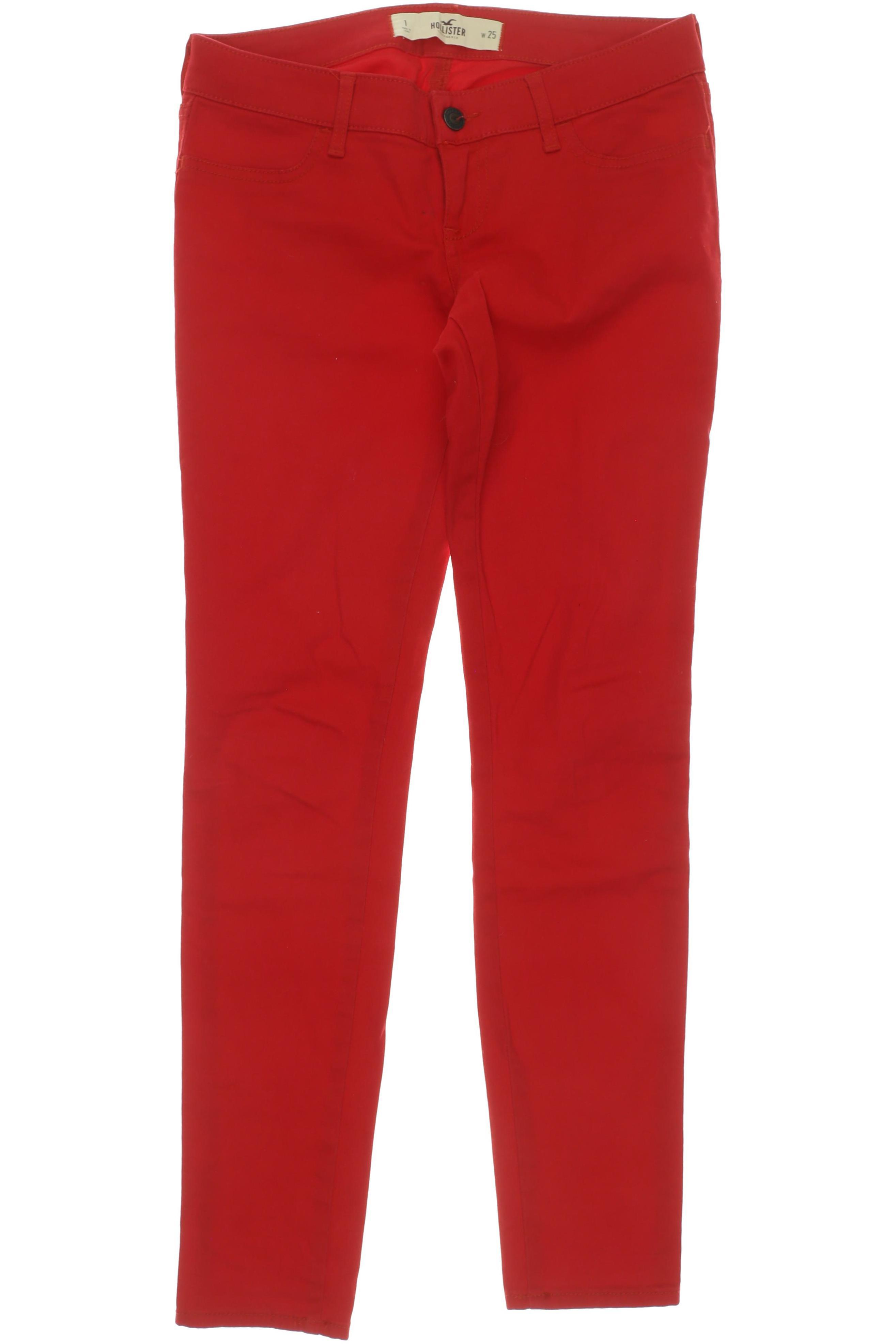 

Hollister Damen Jeans, rot, Gr. 25