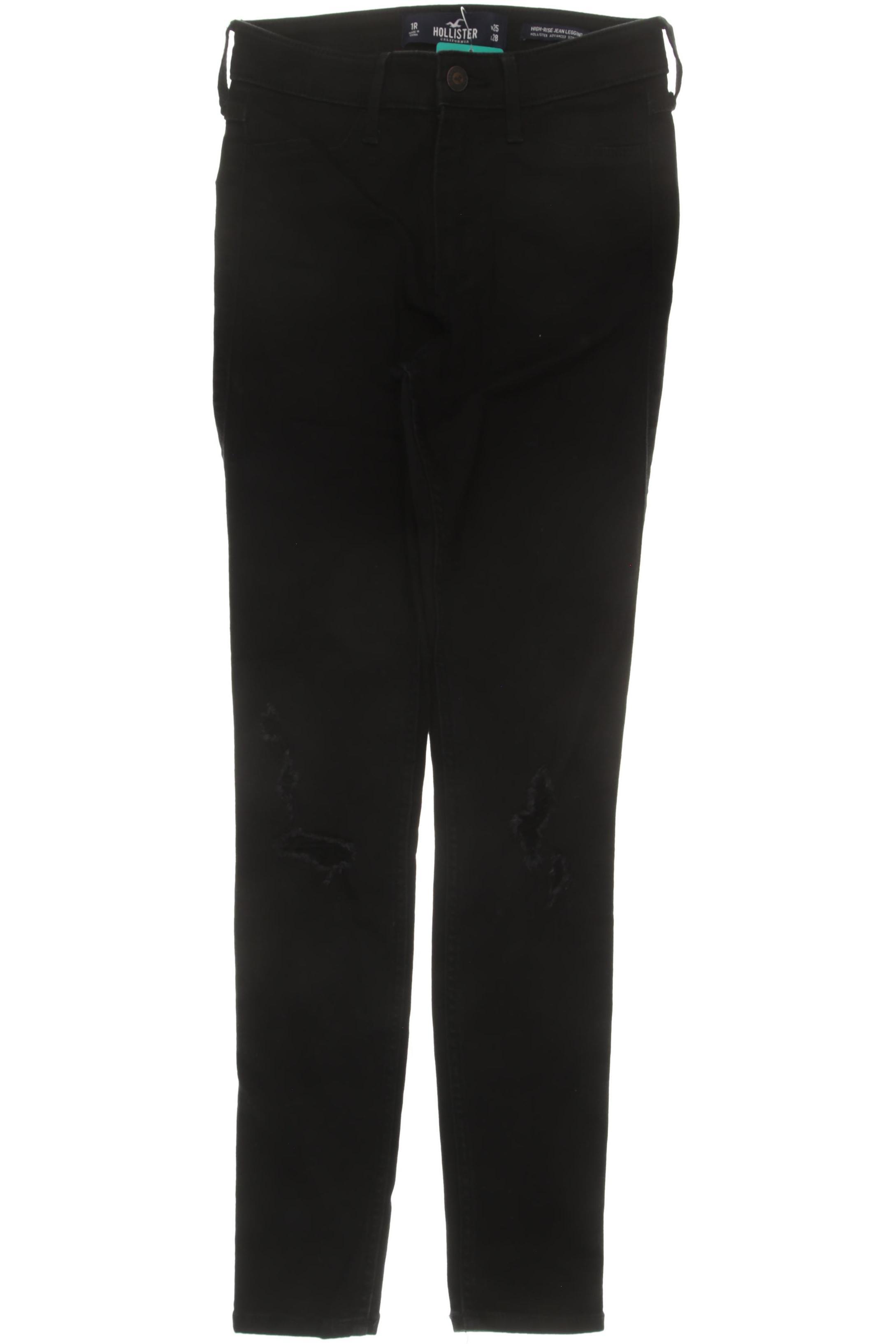 

Hollister Damen Jeans, schwarz, Gr. 25