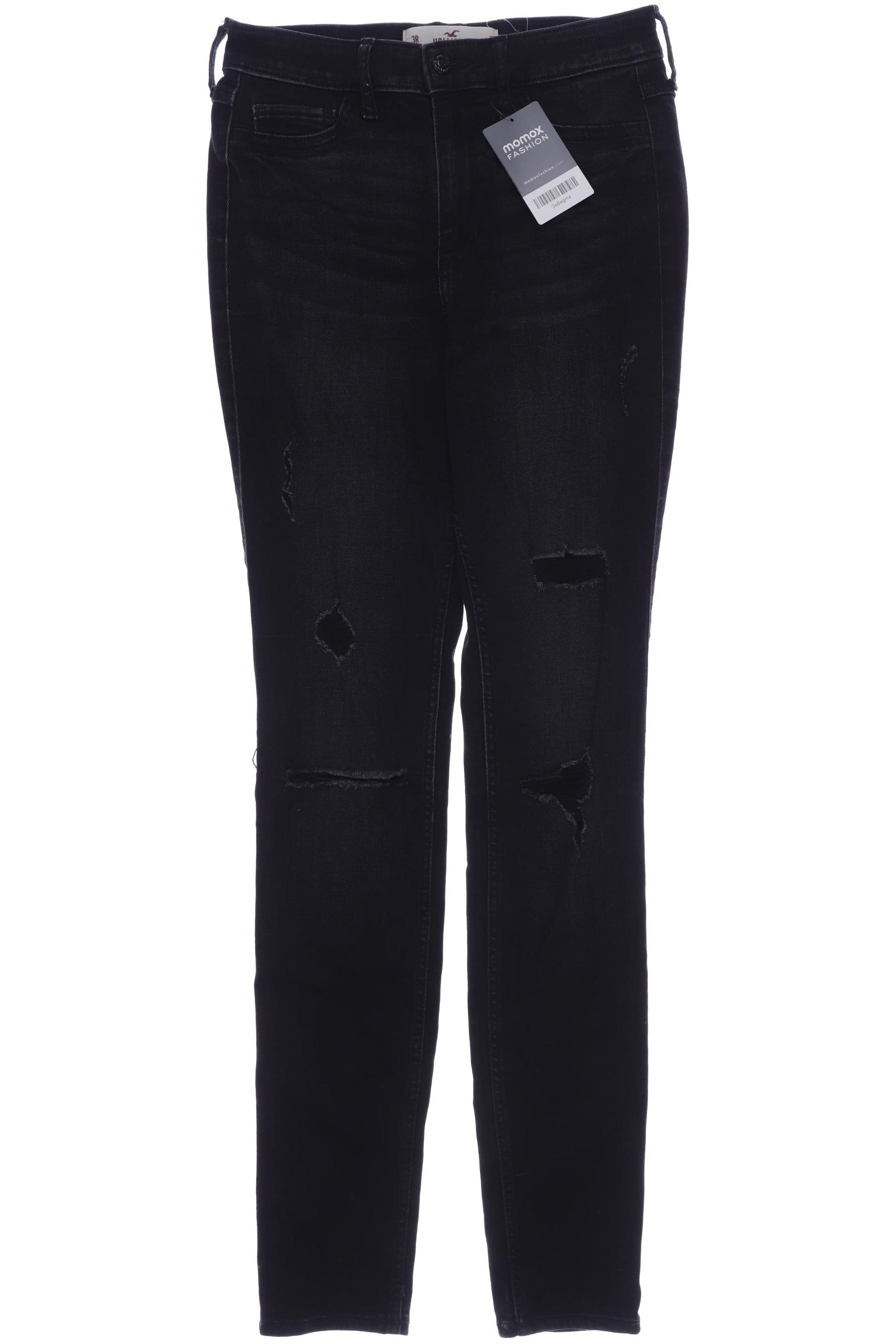 

Hollister Damen Jeans, schwarz