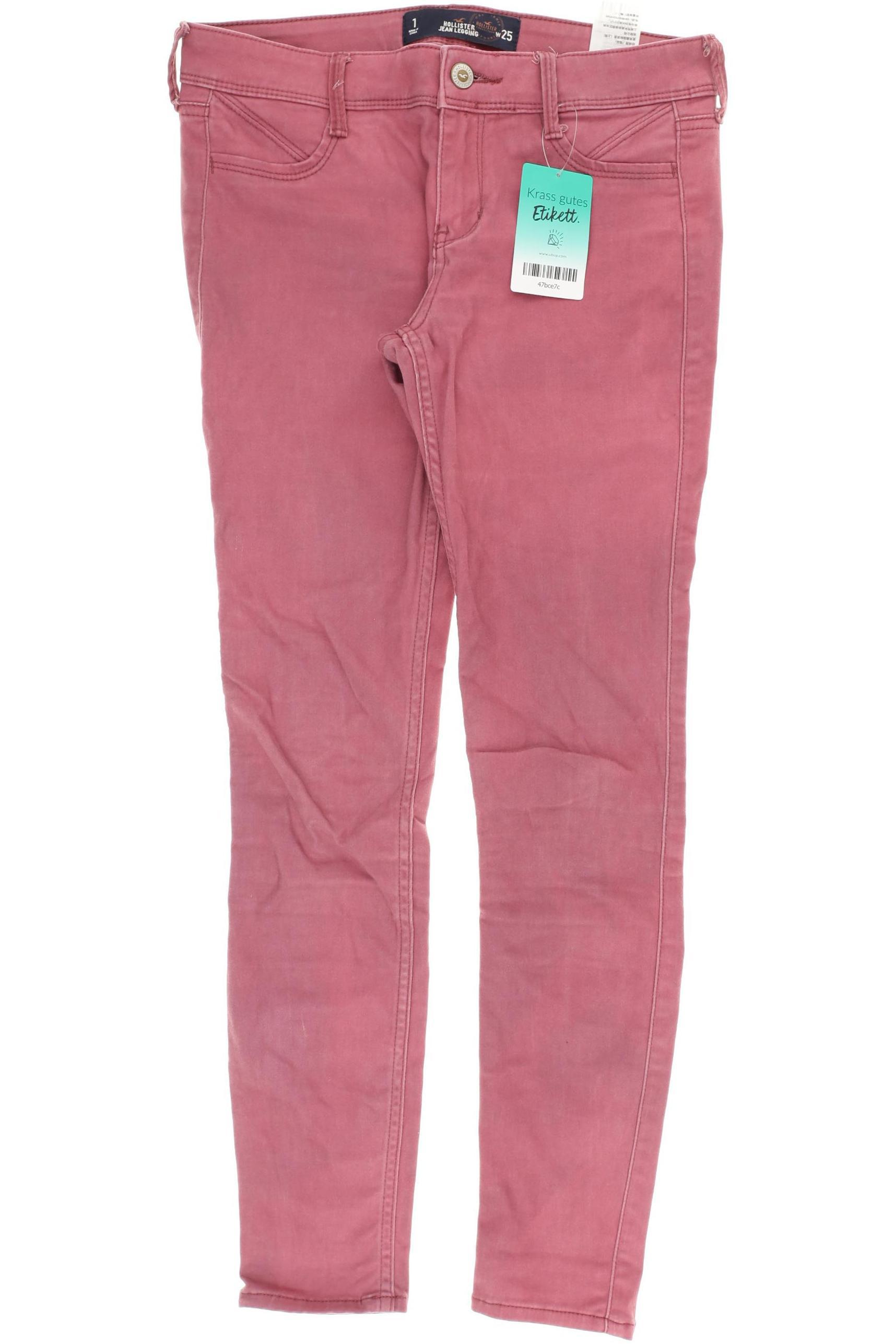 

Hollister Damen Jeans, pink, Gr. 25