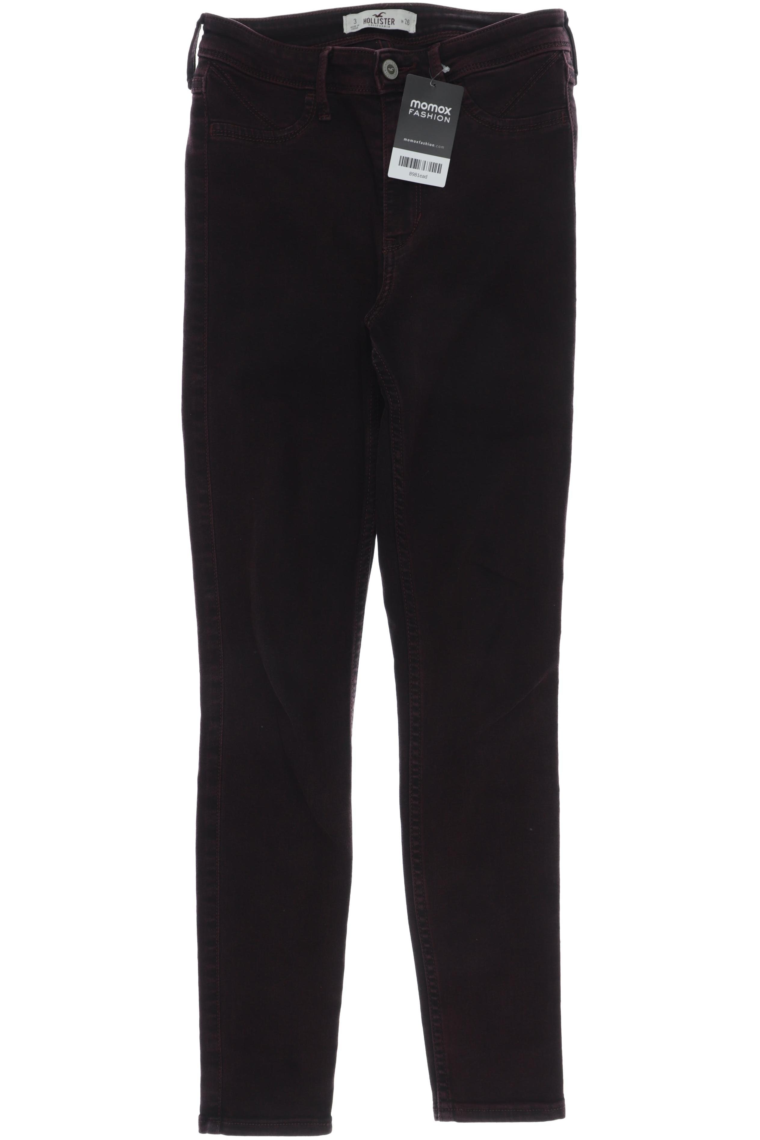 Thumbnail - Hollister Damen Jeans, bordeaux, Gr. 26