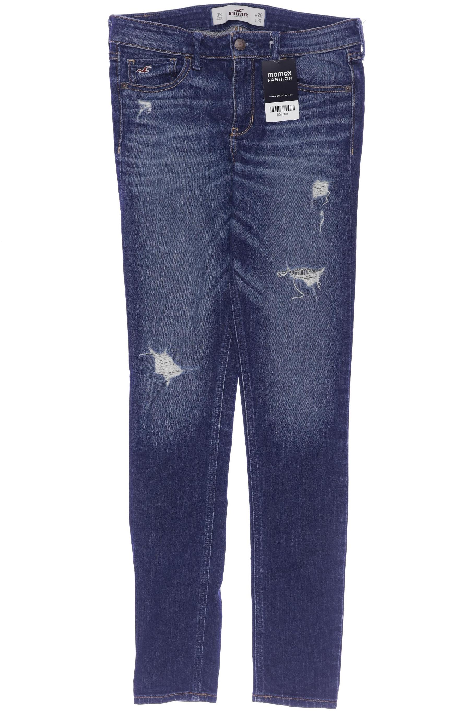 

Hollister Damen Jeans, marineblau, Gr. 26