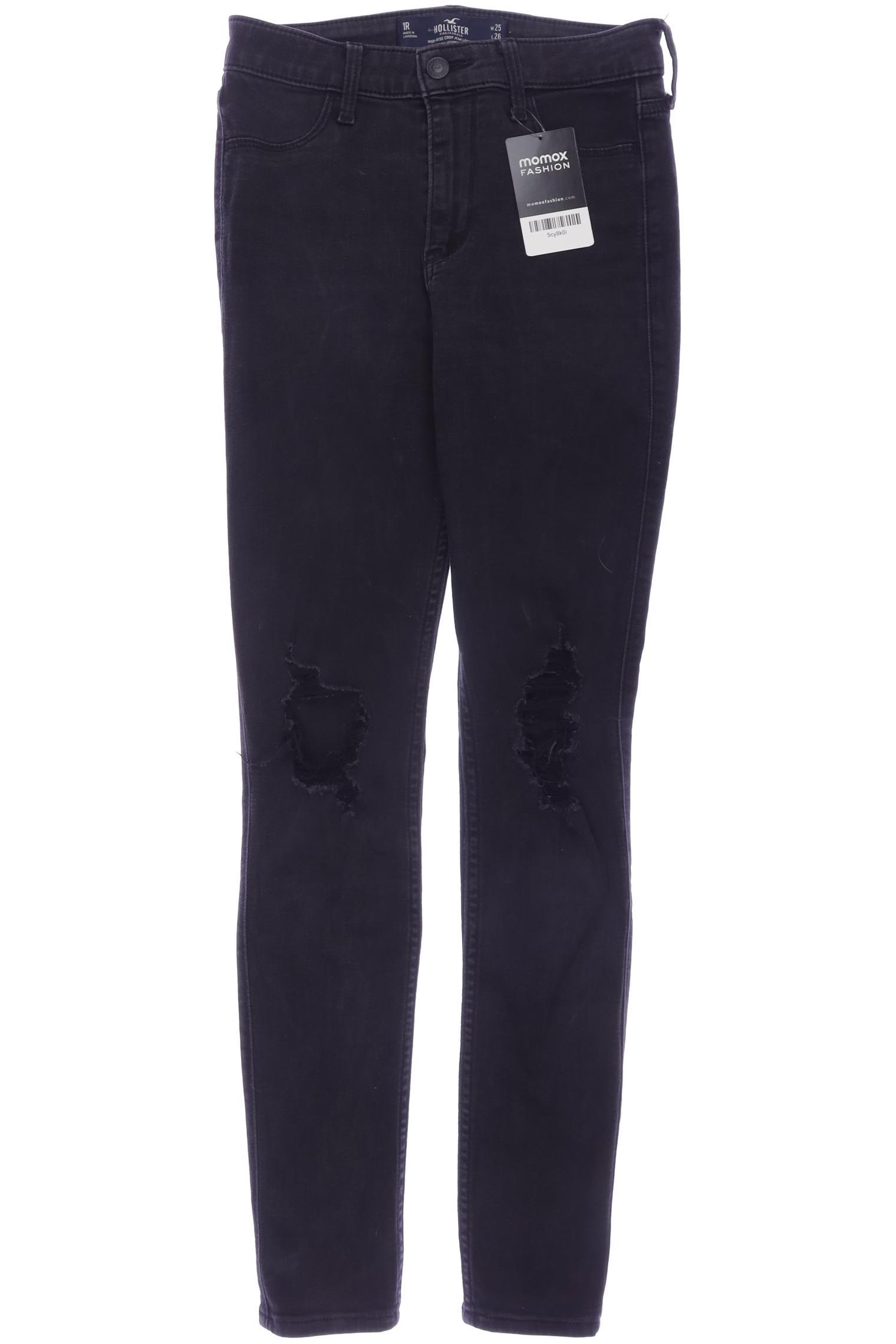 

Hollister Damen Jeans, schwarz, Gr. 25